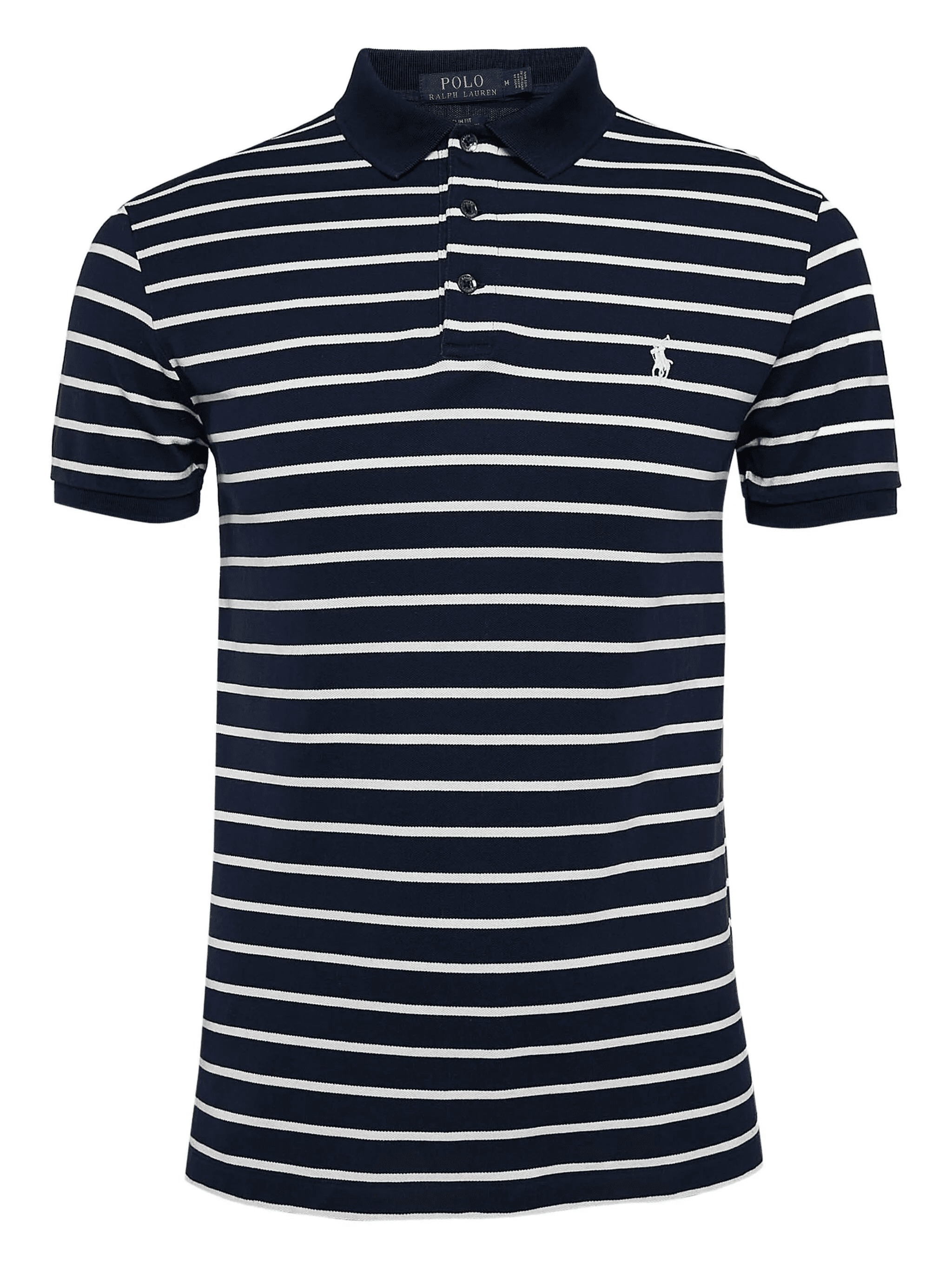 pre-owned striped polo shirt - Image 1