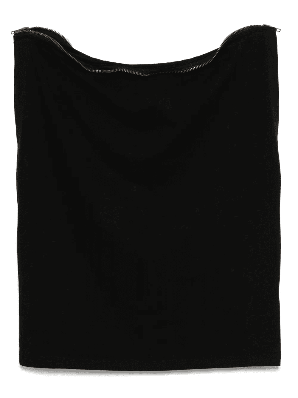 zip-embellished tank top - Image 1