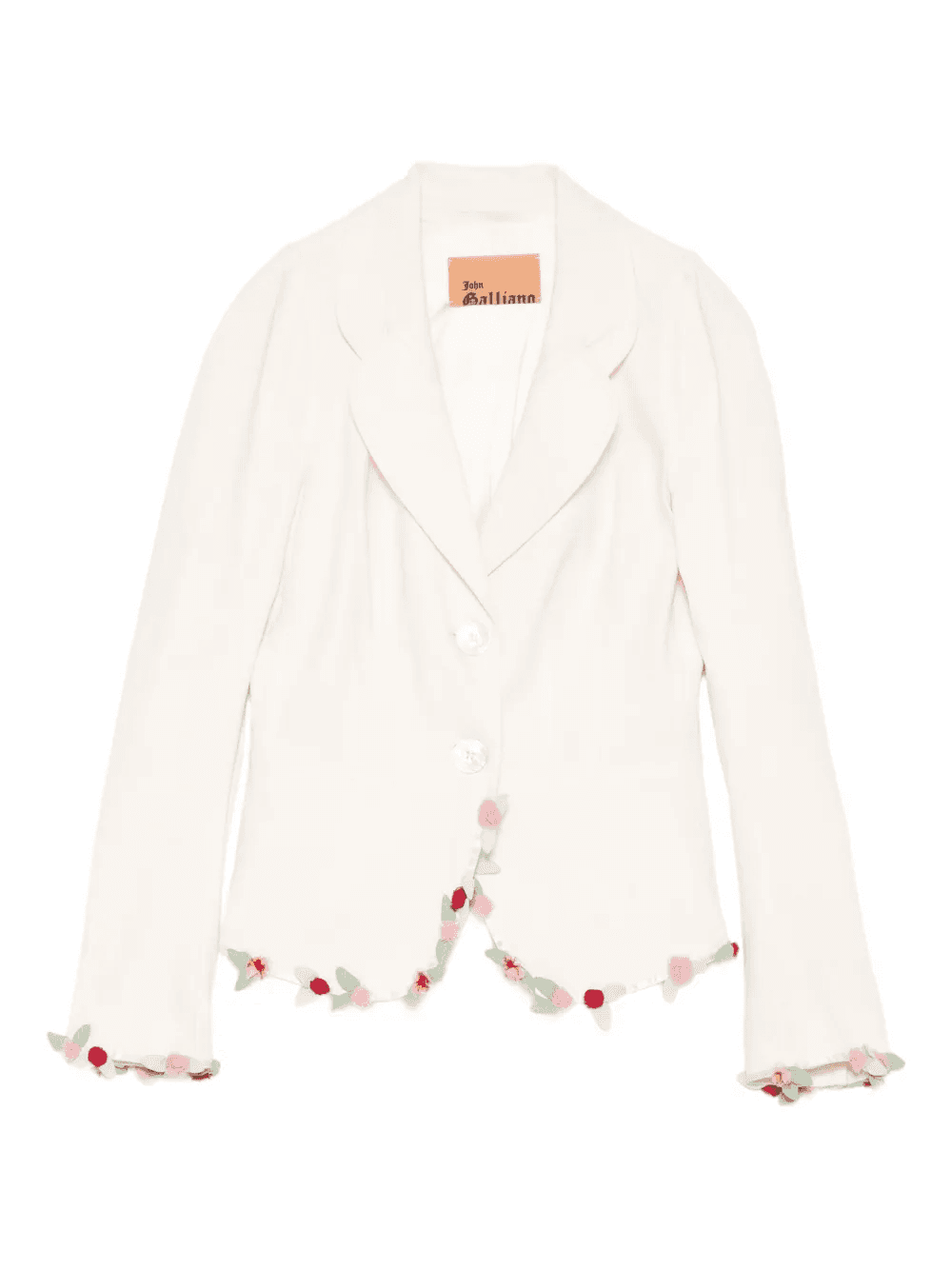 2000s flower-trim jacket - Image 1