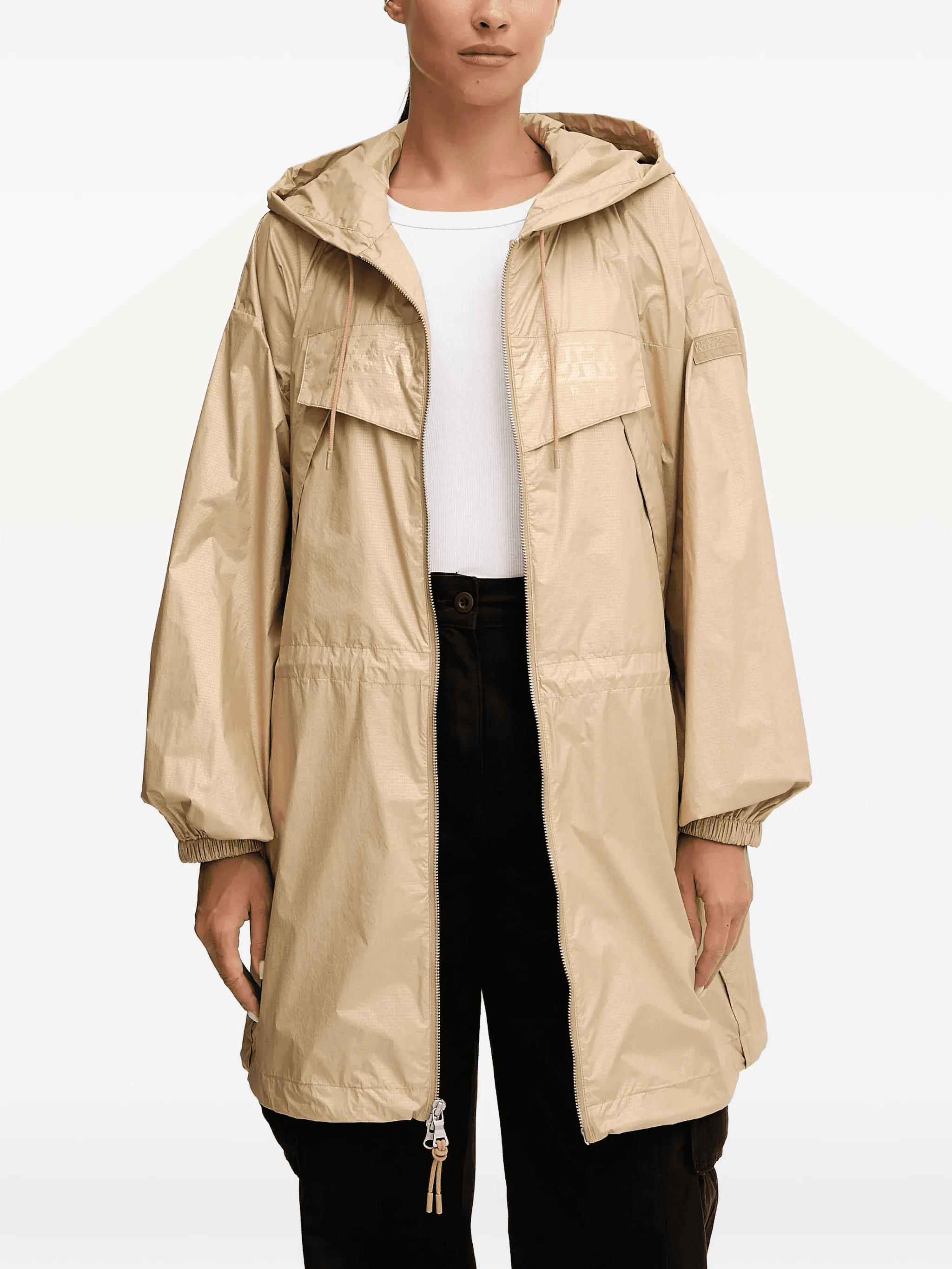 hooded raincoat - Image 1