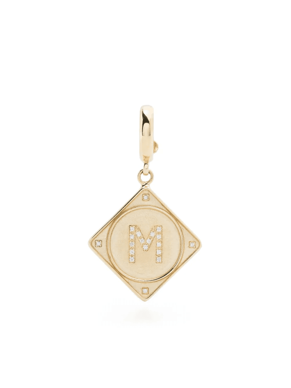14kt yellow gold Bruno diamond pendant - Image 1