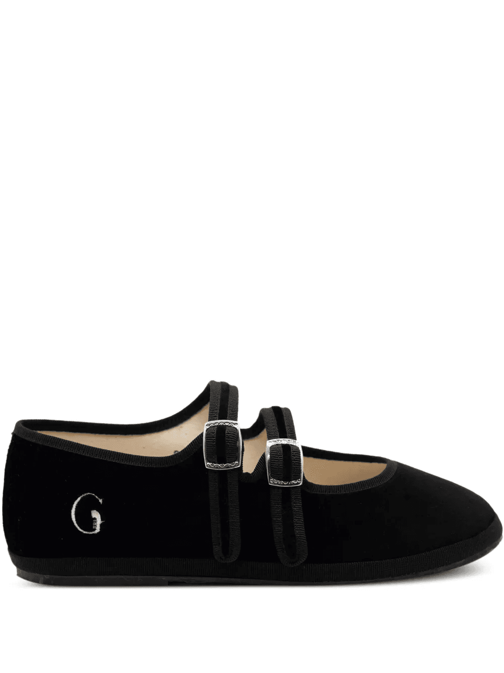 Gondola Mary Jane double-lace ballet flats - Image 1
