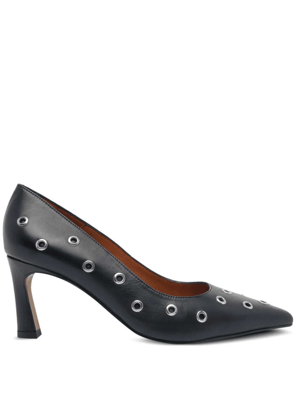 75mm pointed-toe eyelet pumps - Image 1