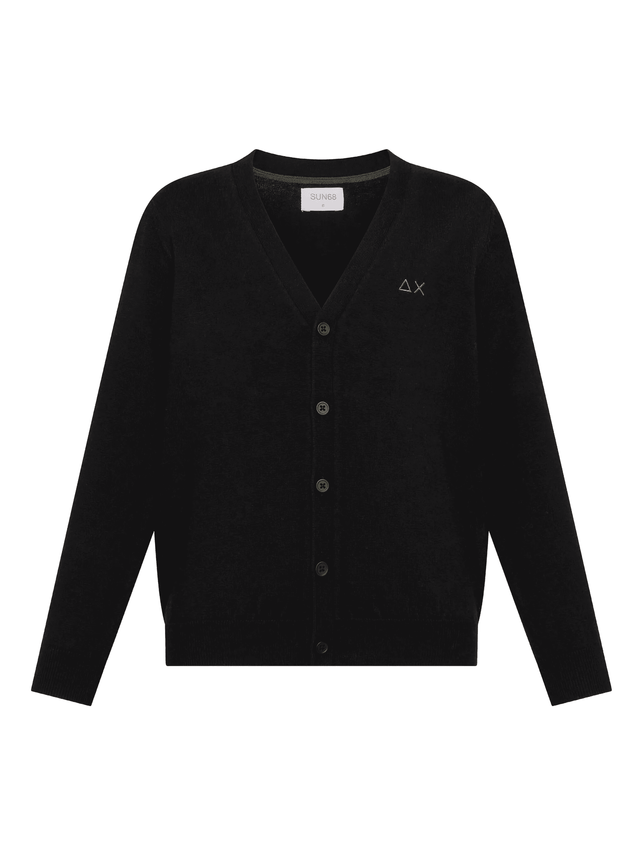 buttoned logo cardigan - Image 1