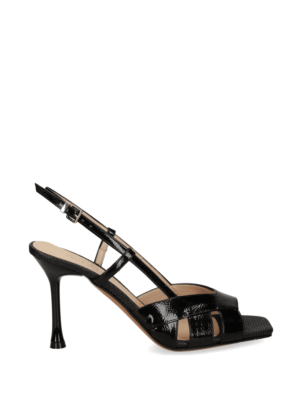 patent-leather sandals - Image 1