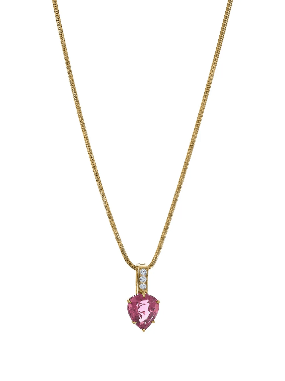 18kt yellow gold Arrow necklace - Image 1