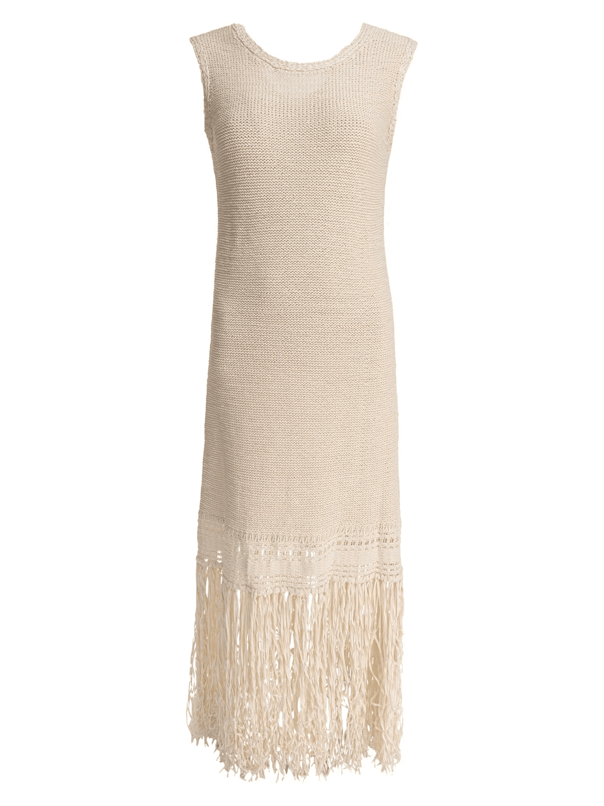knitted fringed dress - Image 1
