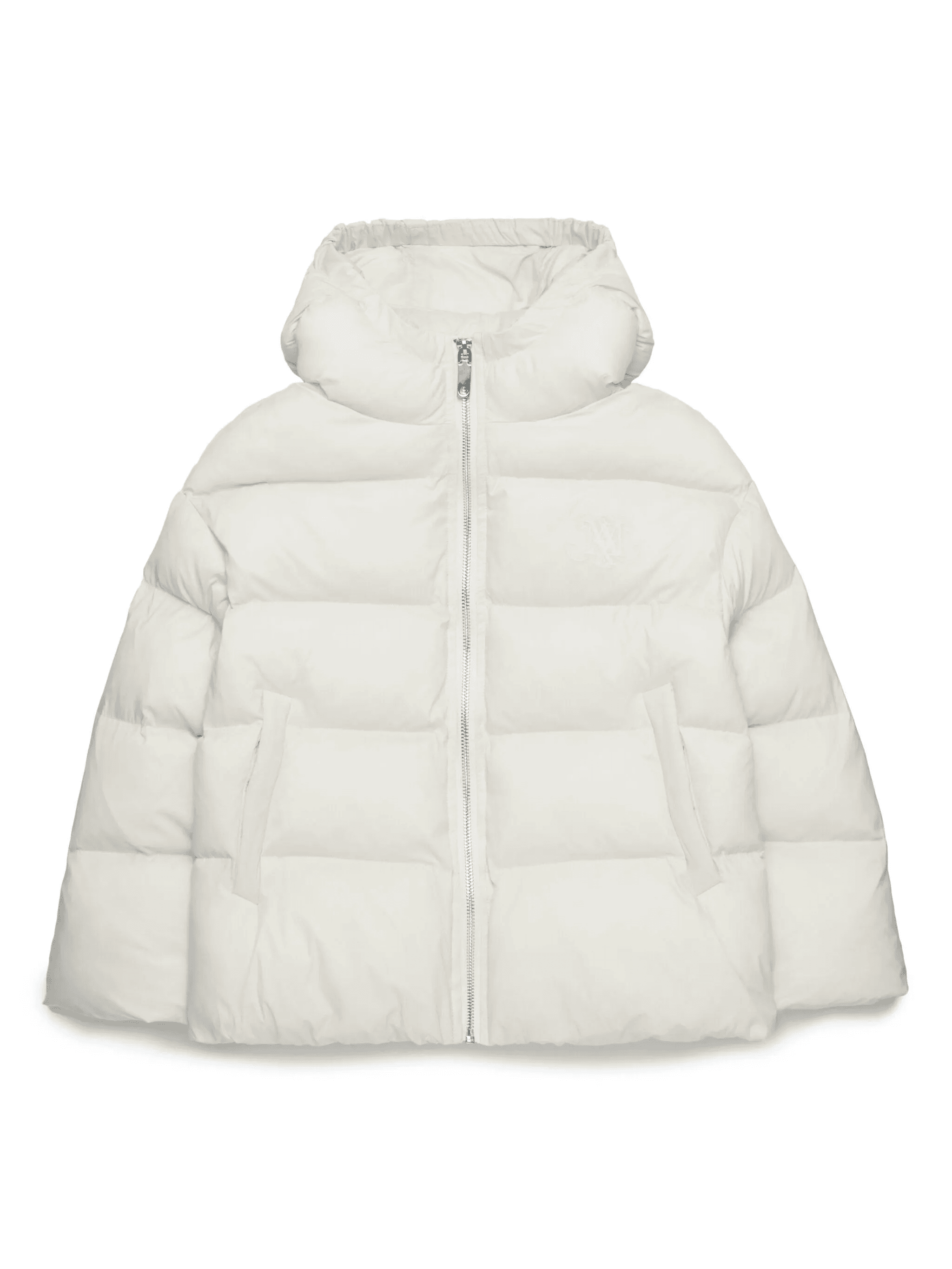 logo-print puffer jacket - Image 1