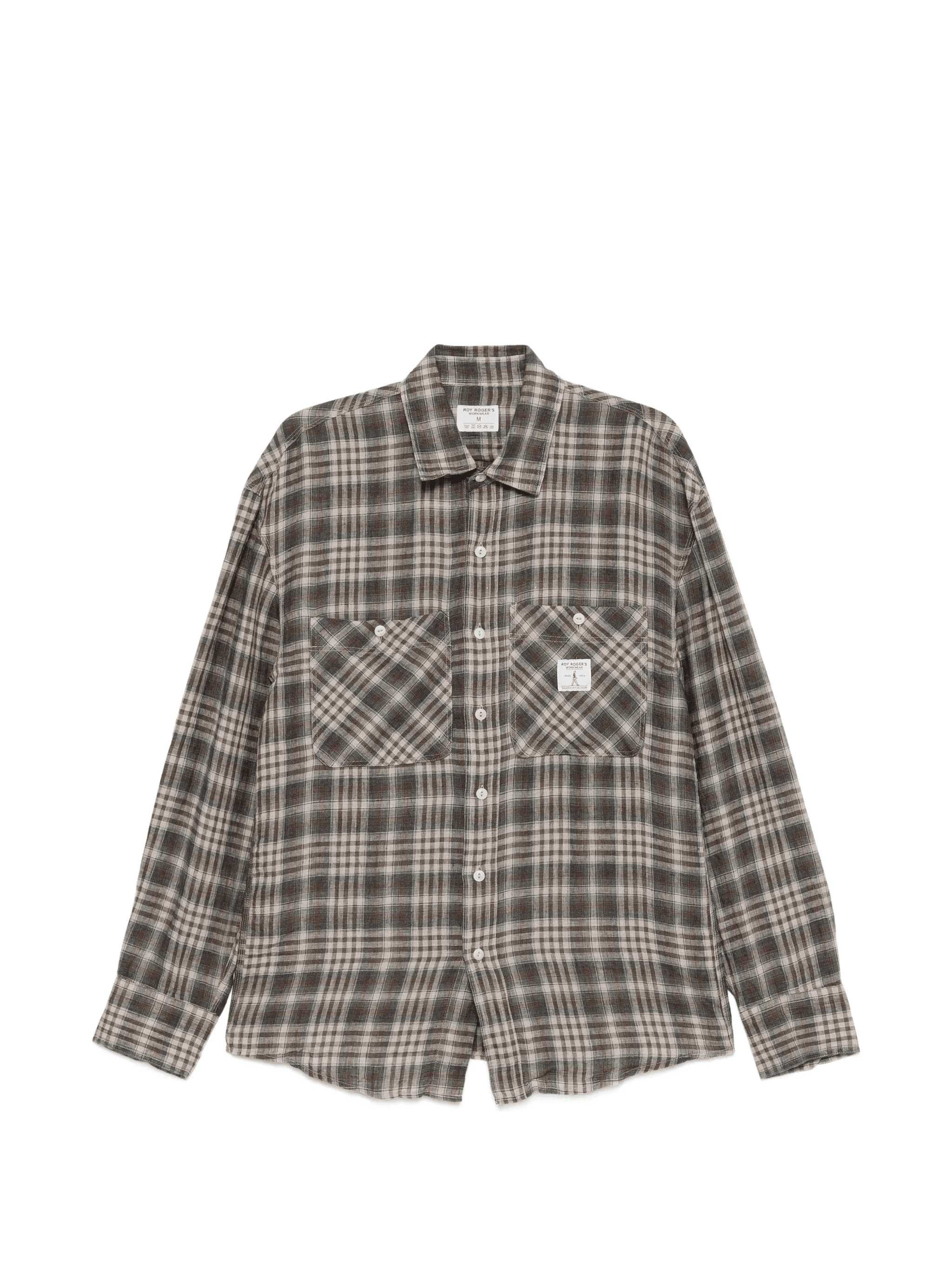 patch-pocket checked shirt - Image 1