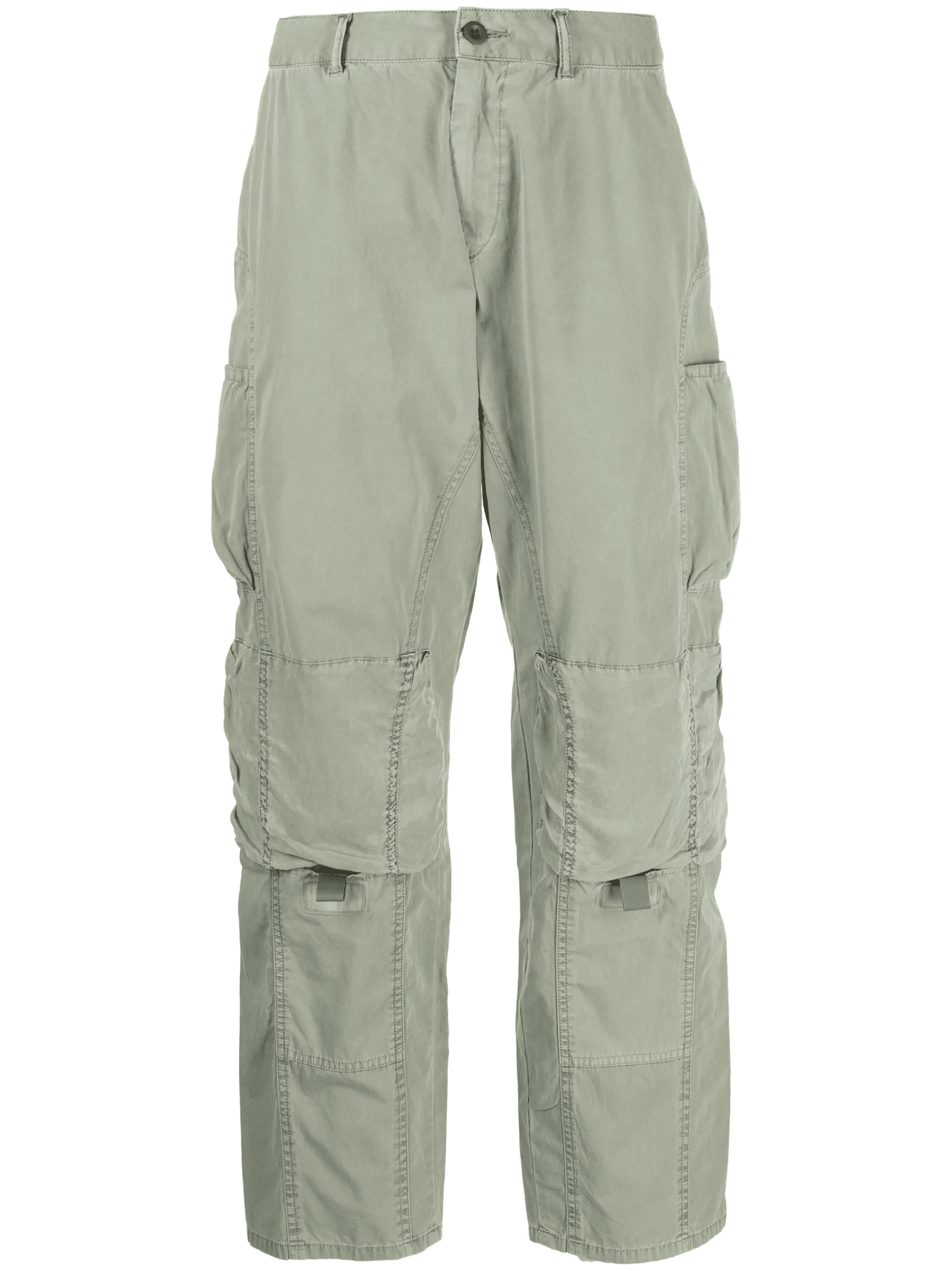 mid-rise straight-leg work trousers - Image 1