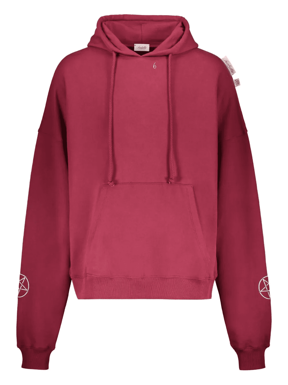 graphic-print cotton hoodie - Image 1