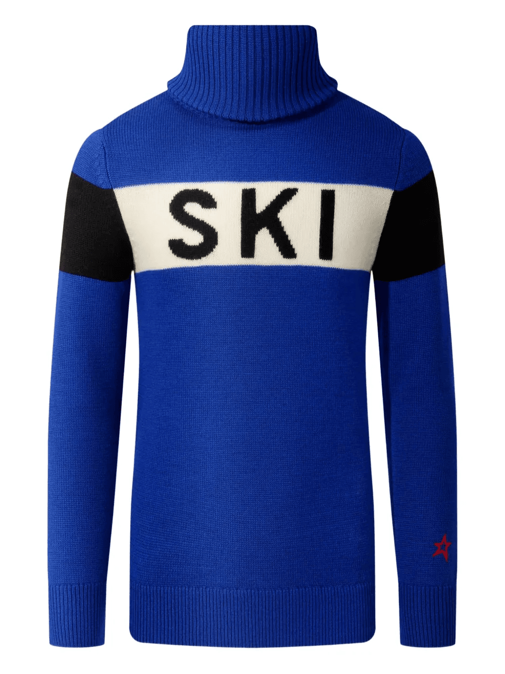 roll-neck intarsia top - Image 1