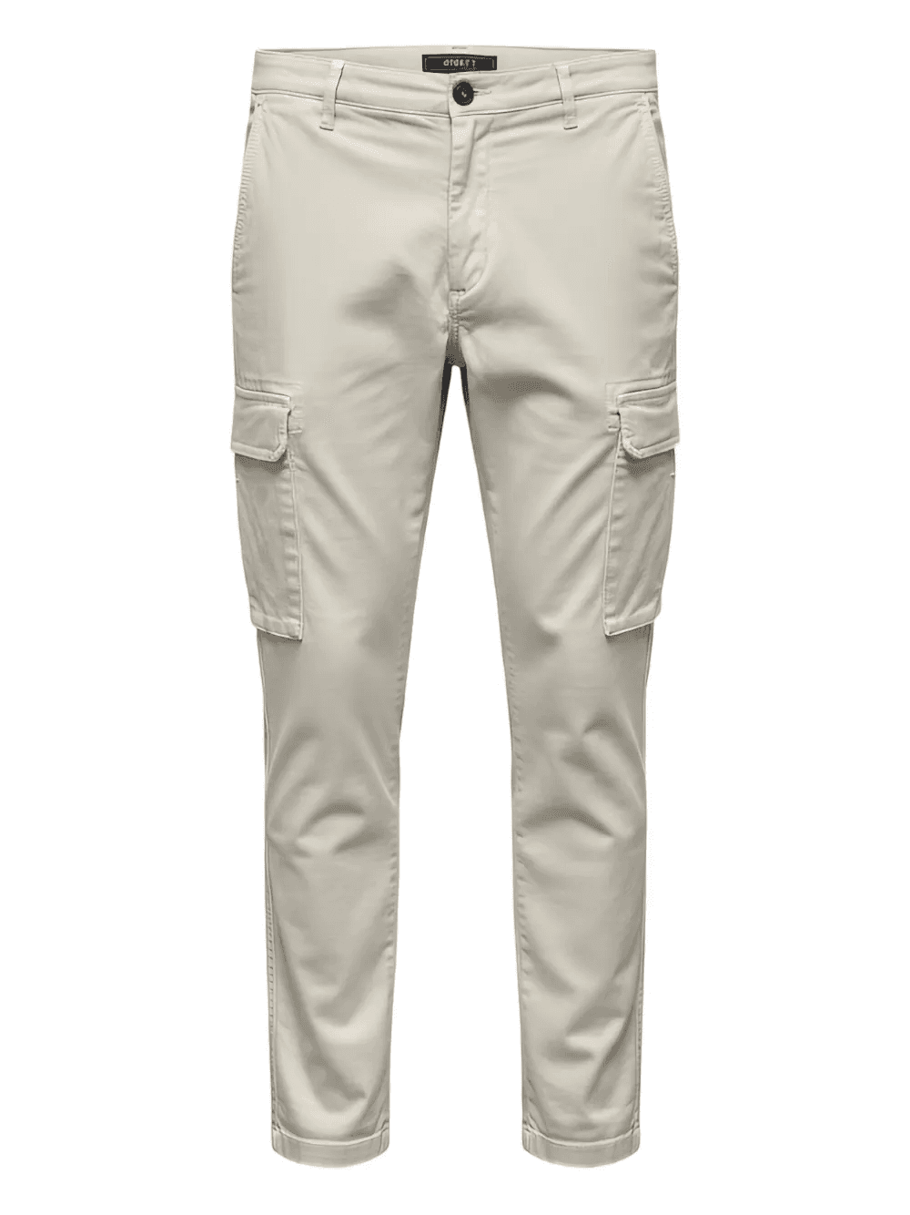 cargo-pockets straight-leg trousers - Image 1