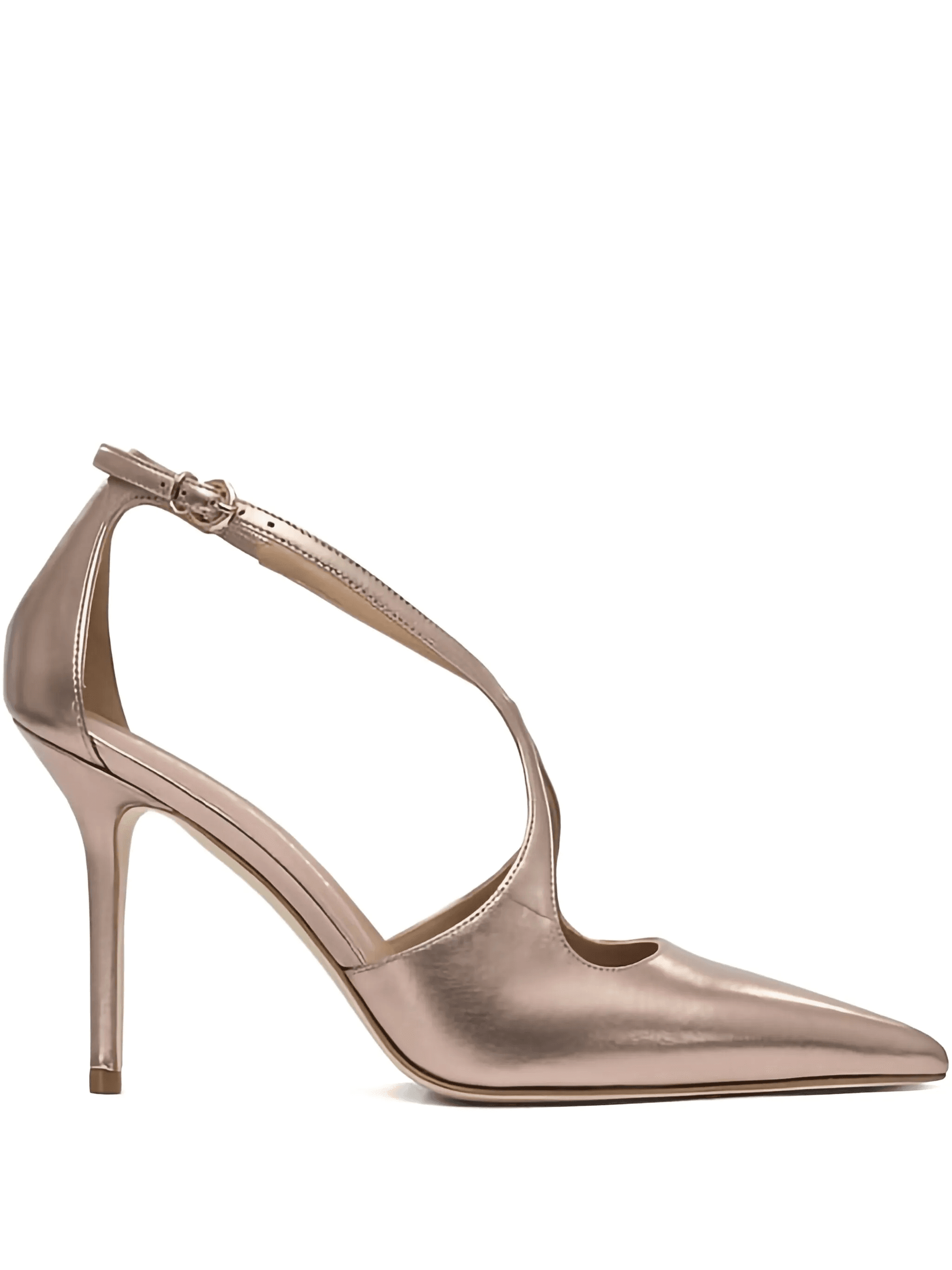 100mm ankle-strap pointed-toe pumps - Image 1