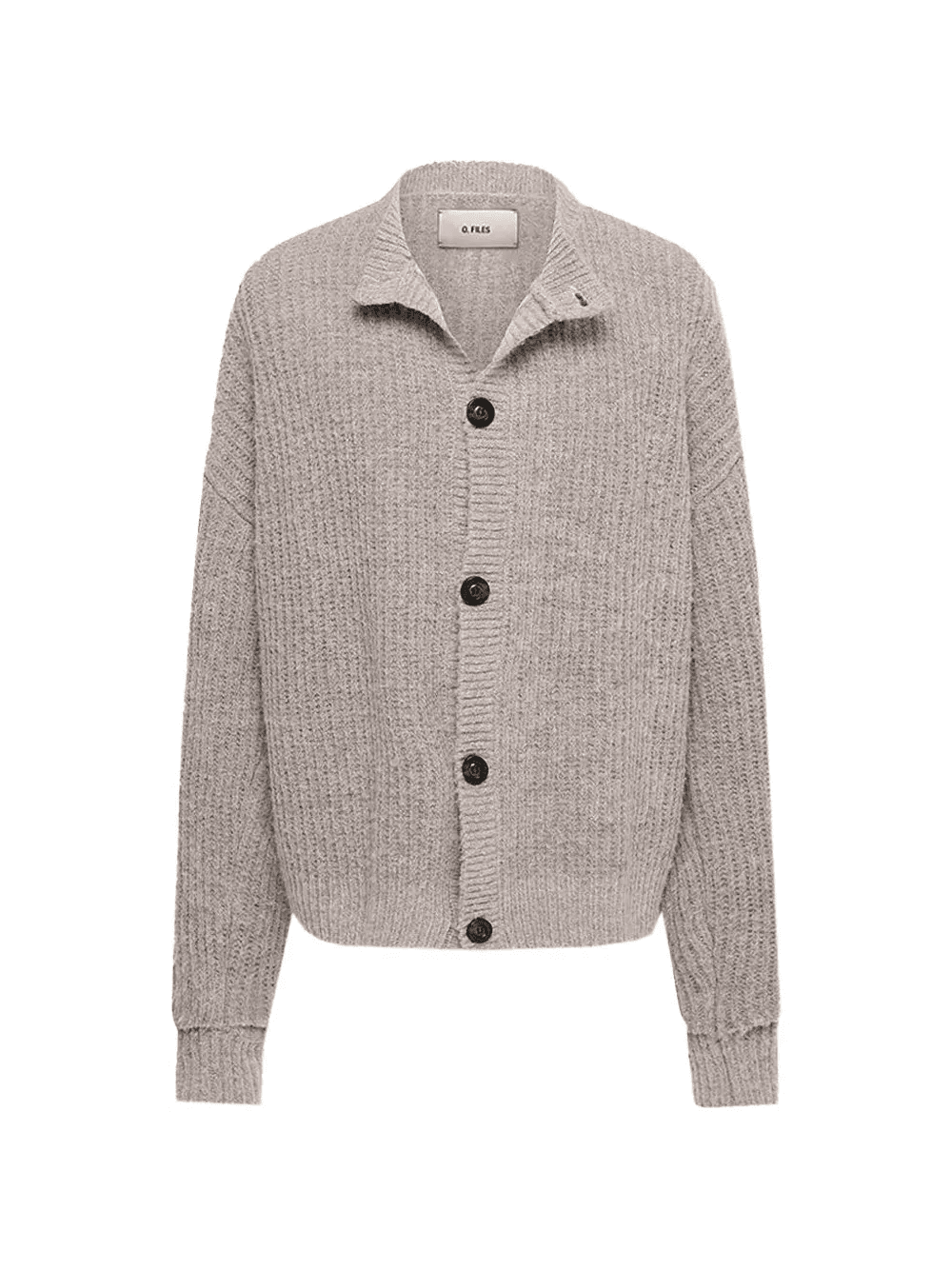 buttoned interlaced cardigan - Image 1