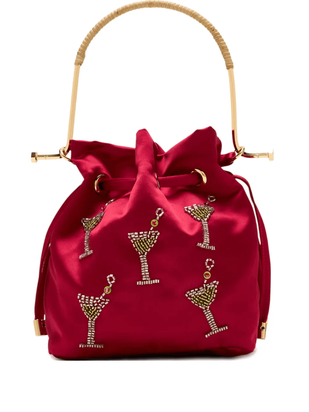 Bel beaded-embellished clutch - Image 1