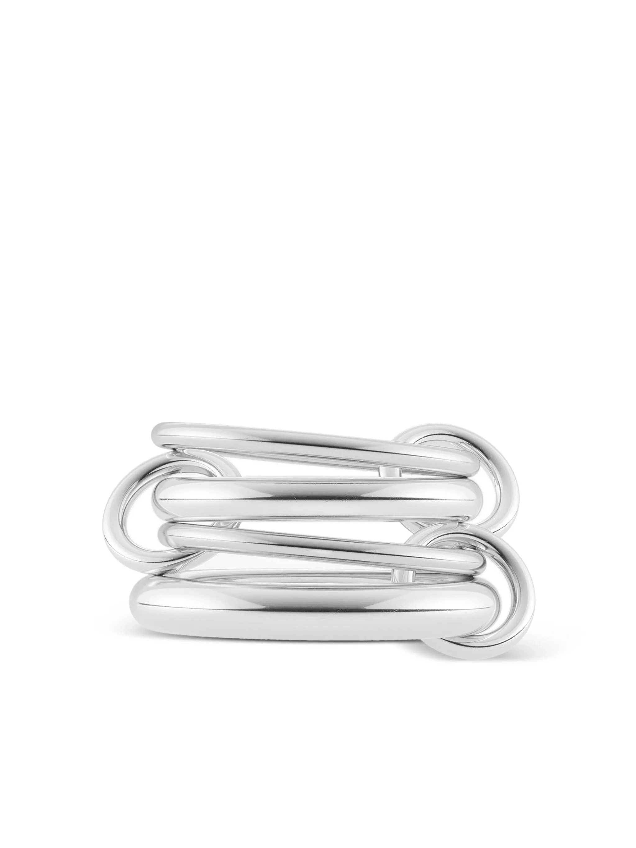 sterling silver Hyancinth Four Link ring - Image 1