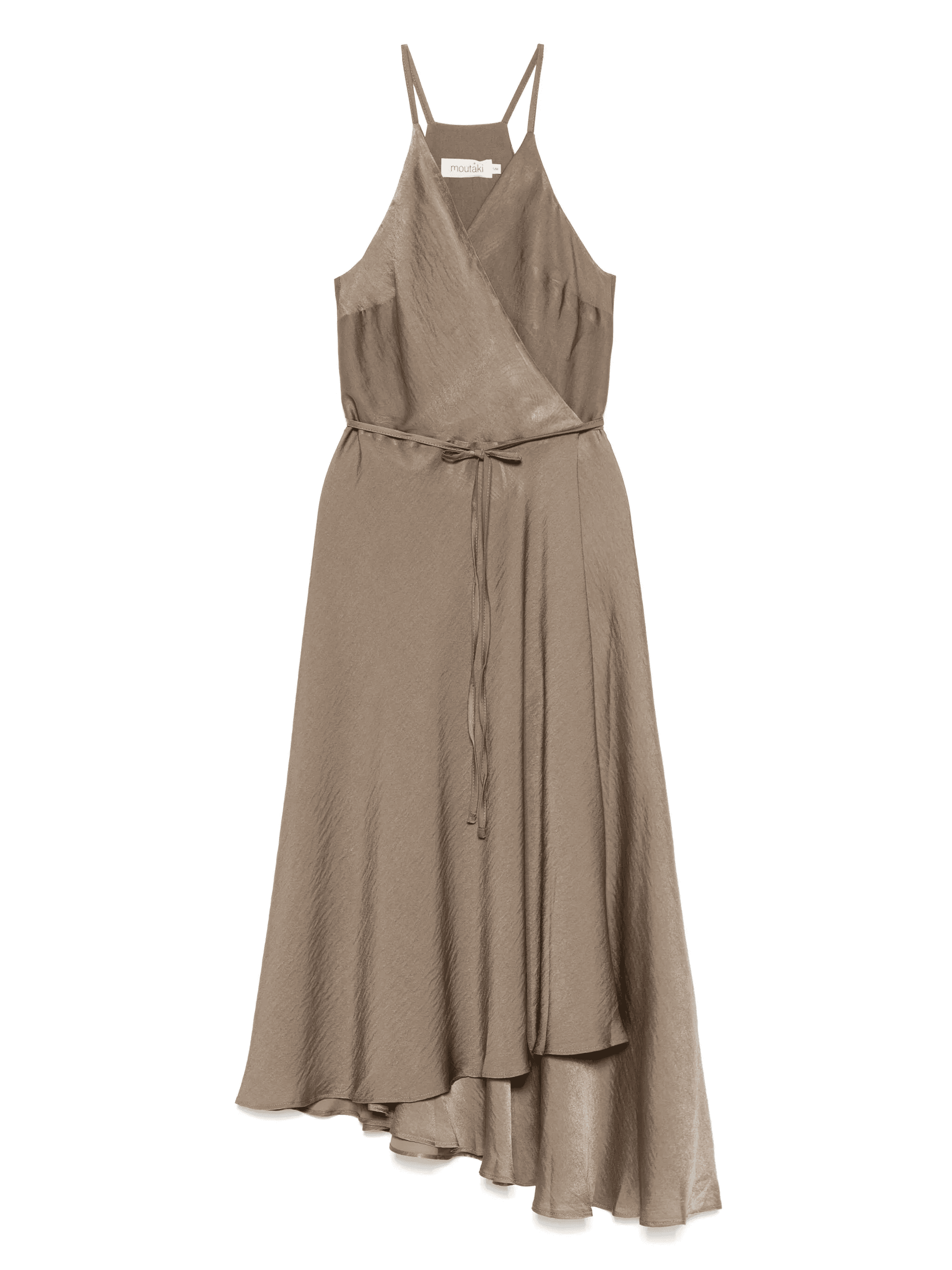 satin midi dress - Image 1