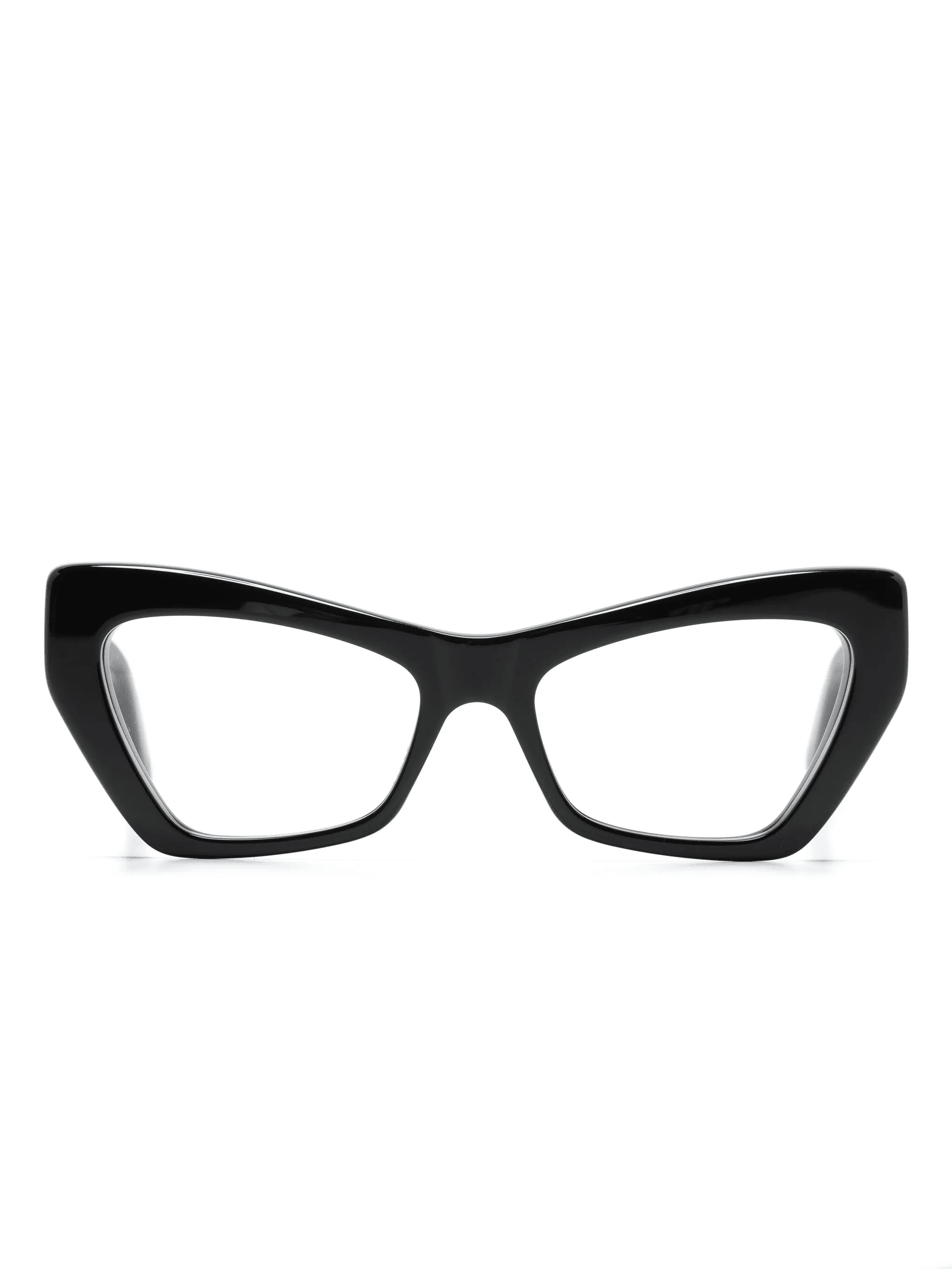 logo-lettering cat-eye glasses - Image 1