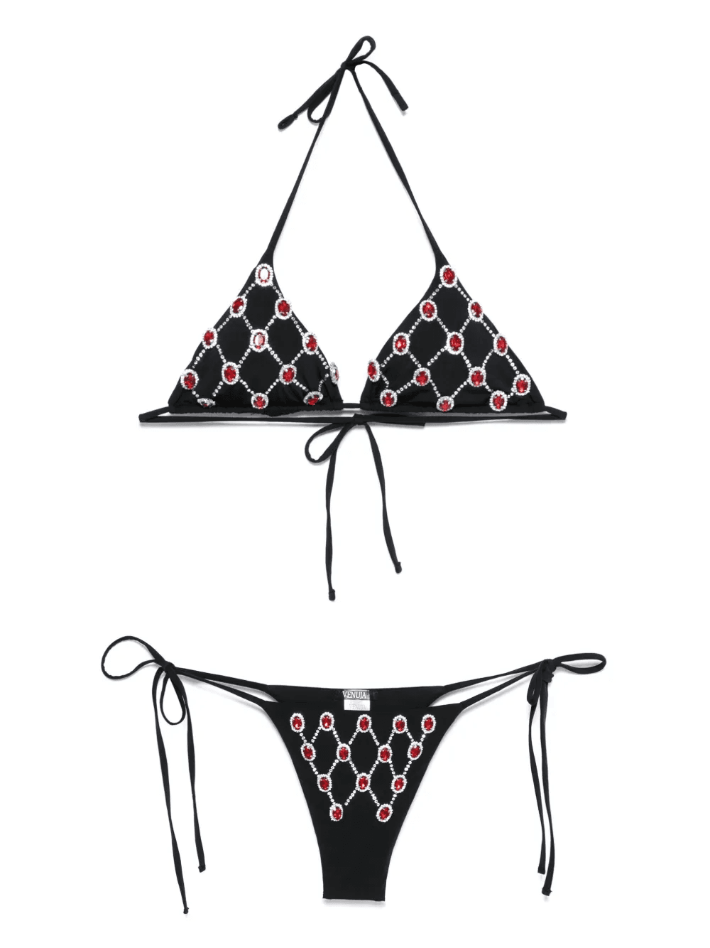 crystal-embellished bikini - Image 1