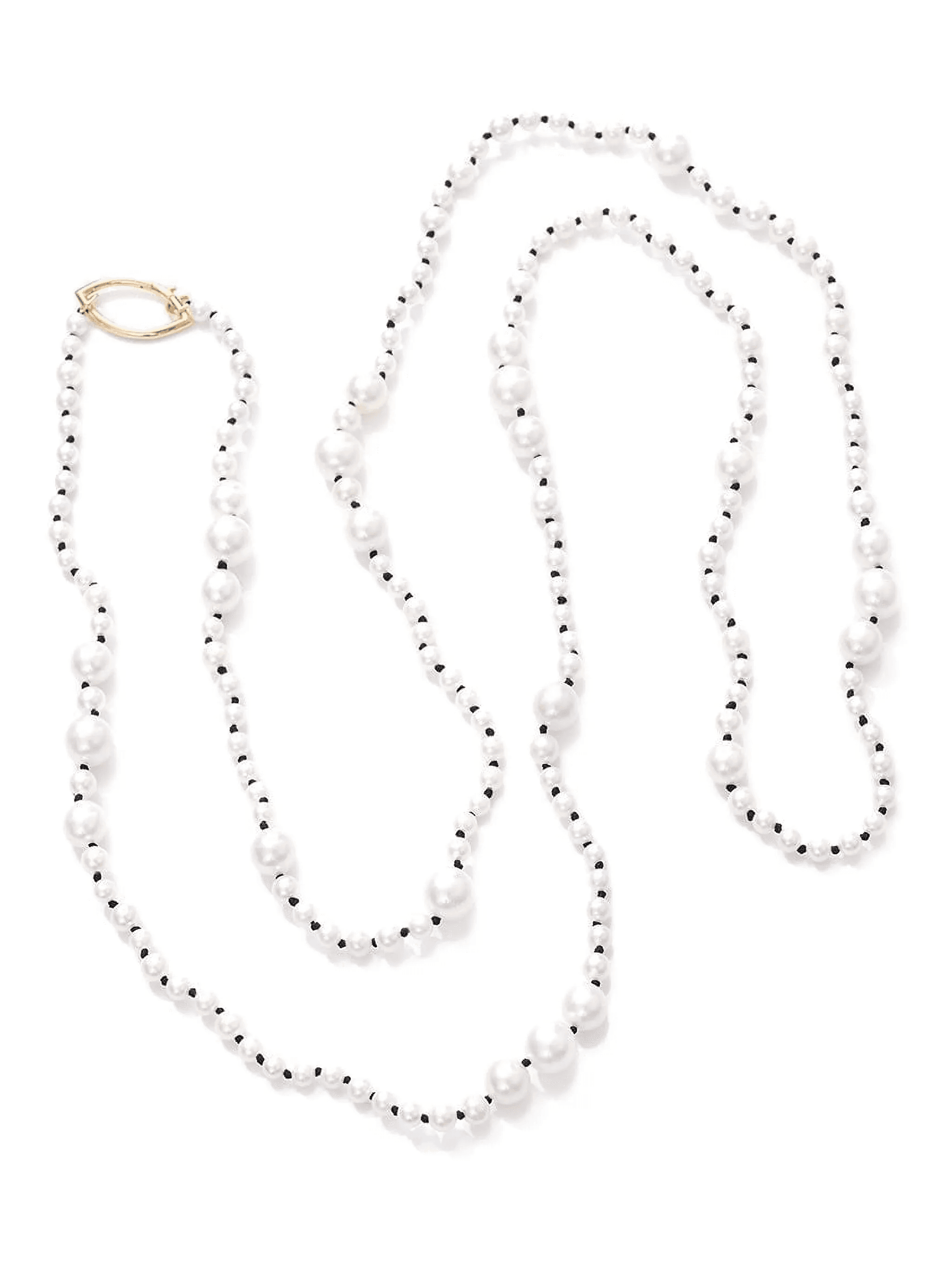 18K yellow gold Aphrodite pearl necklaces - Image 1