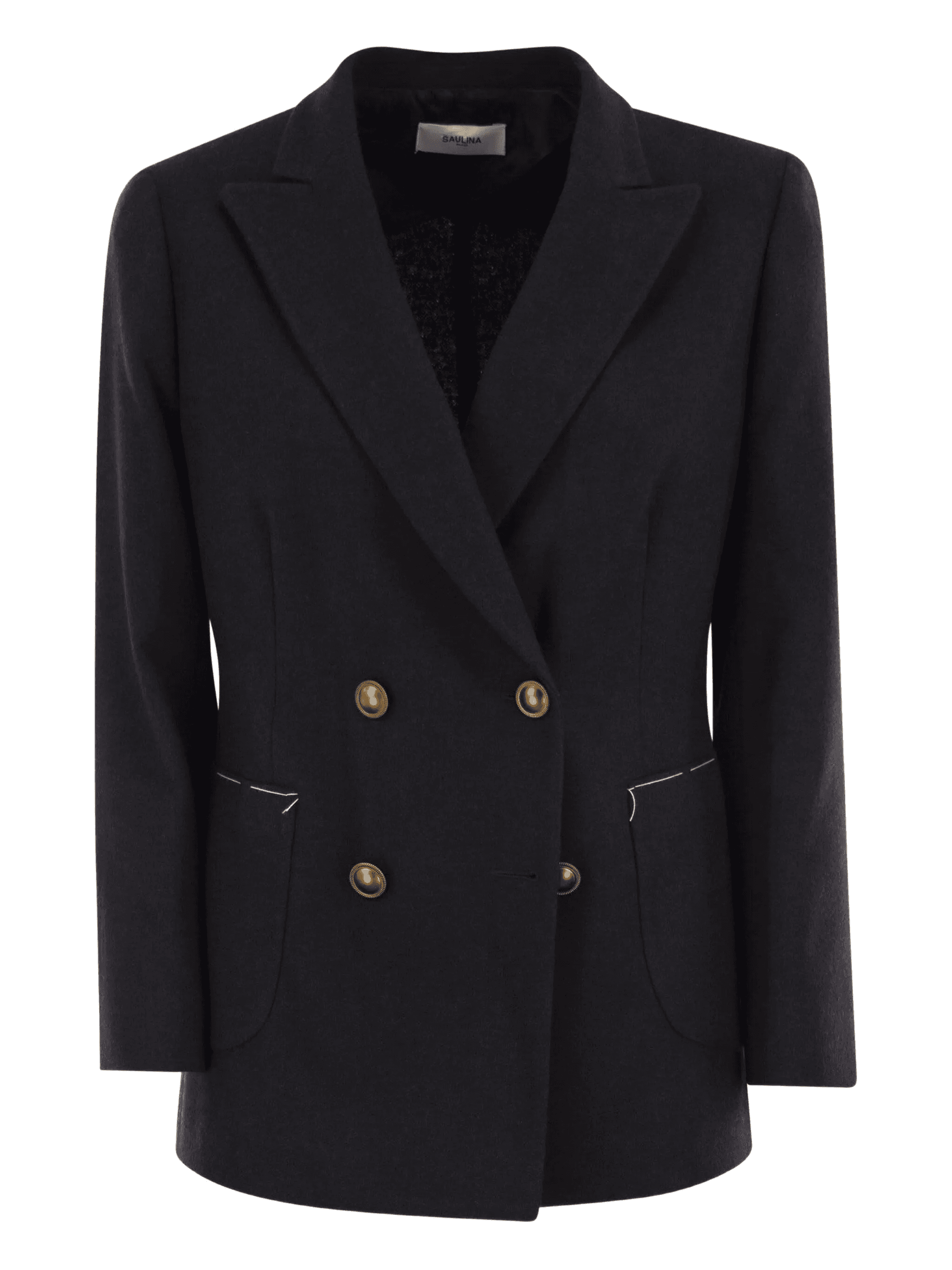 Assunta double-breasted button jacket - Image 1