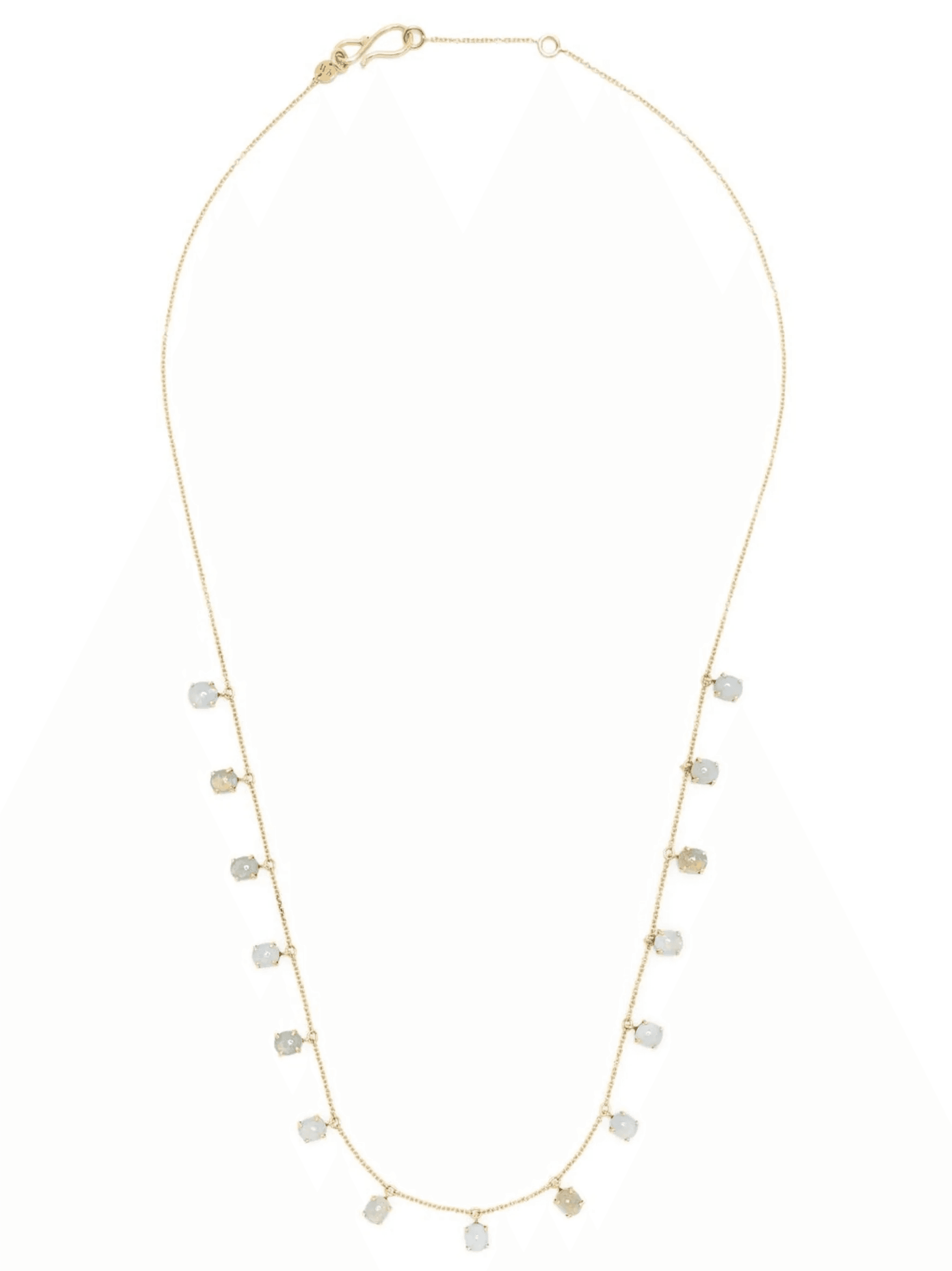 18kt yellow gold opal drops necklace - Image 1