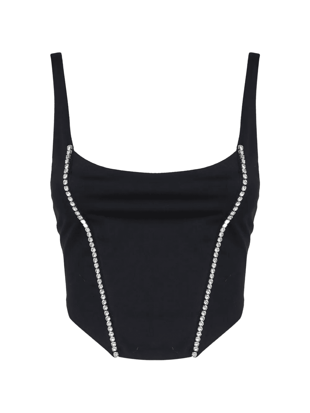 glitter-embellished corset top - Image 1