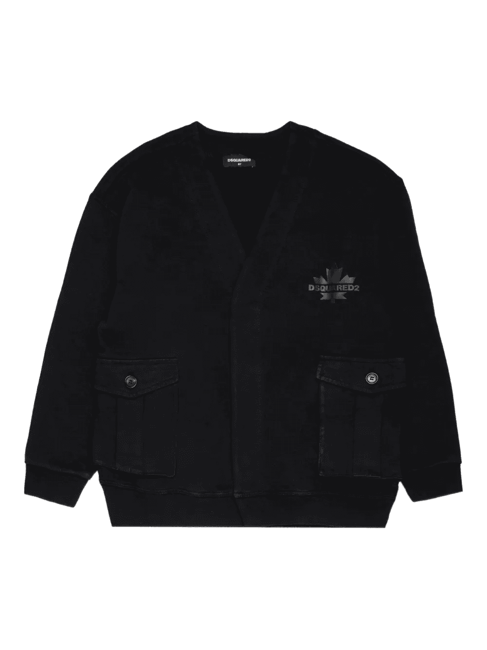 logo-print cardigan - Image 1