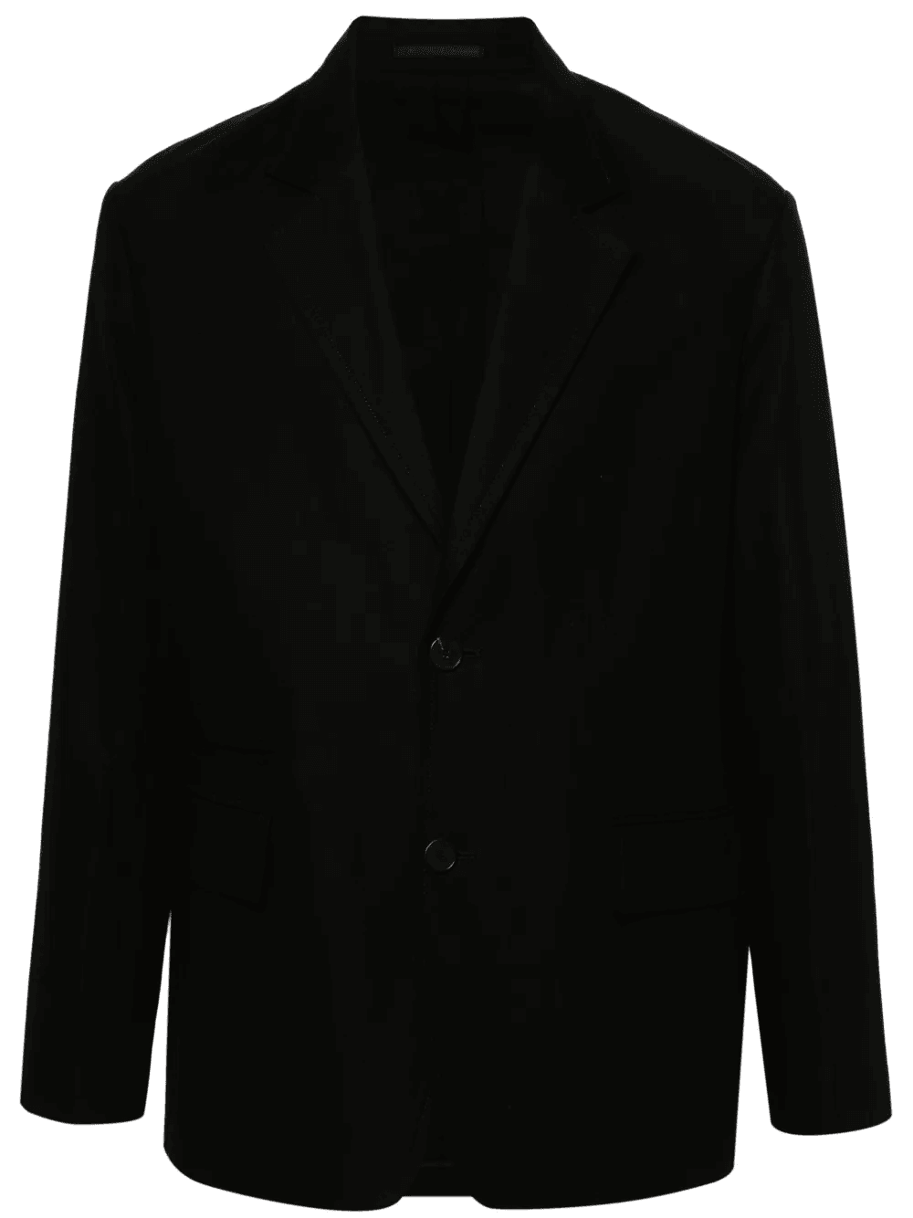 notched-lapels single-breasted blazer - Image 1