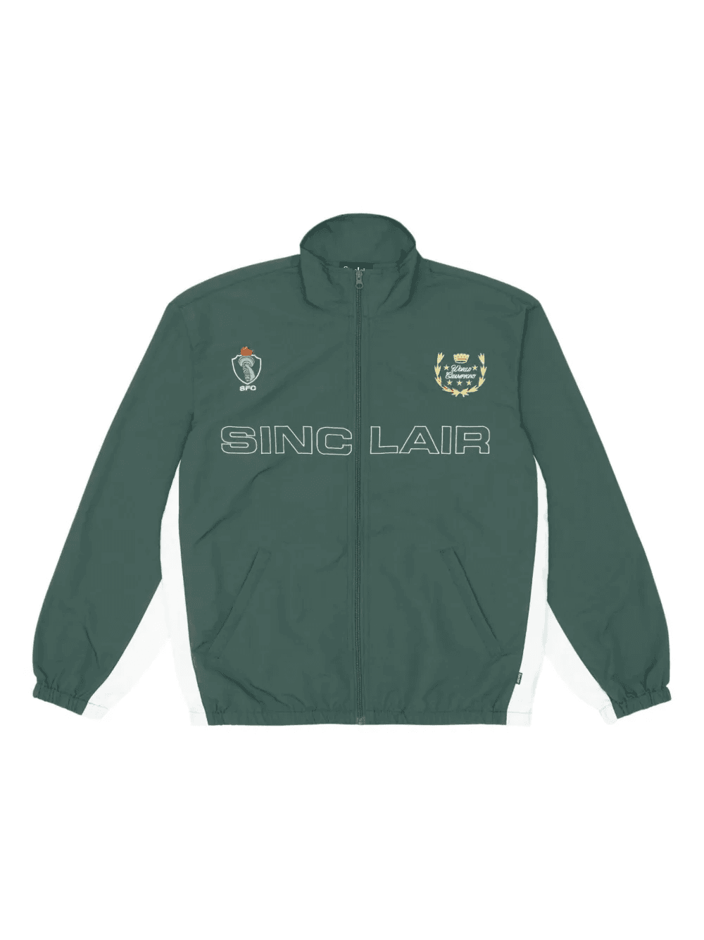 paneled embroidered-detail jacket - Image 1