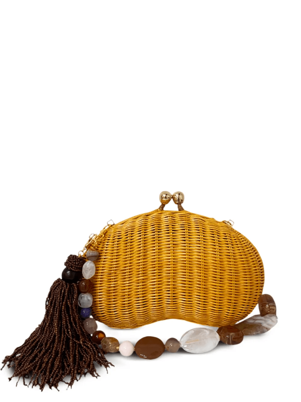 Claire wicker clutch bag - Image 1
