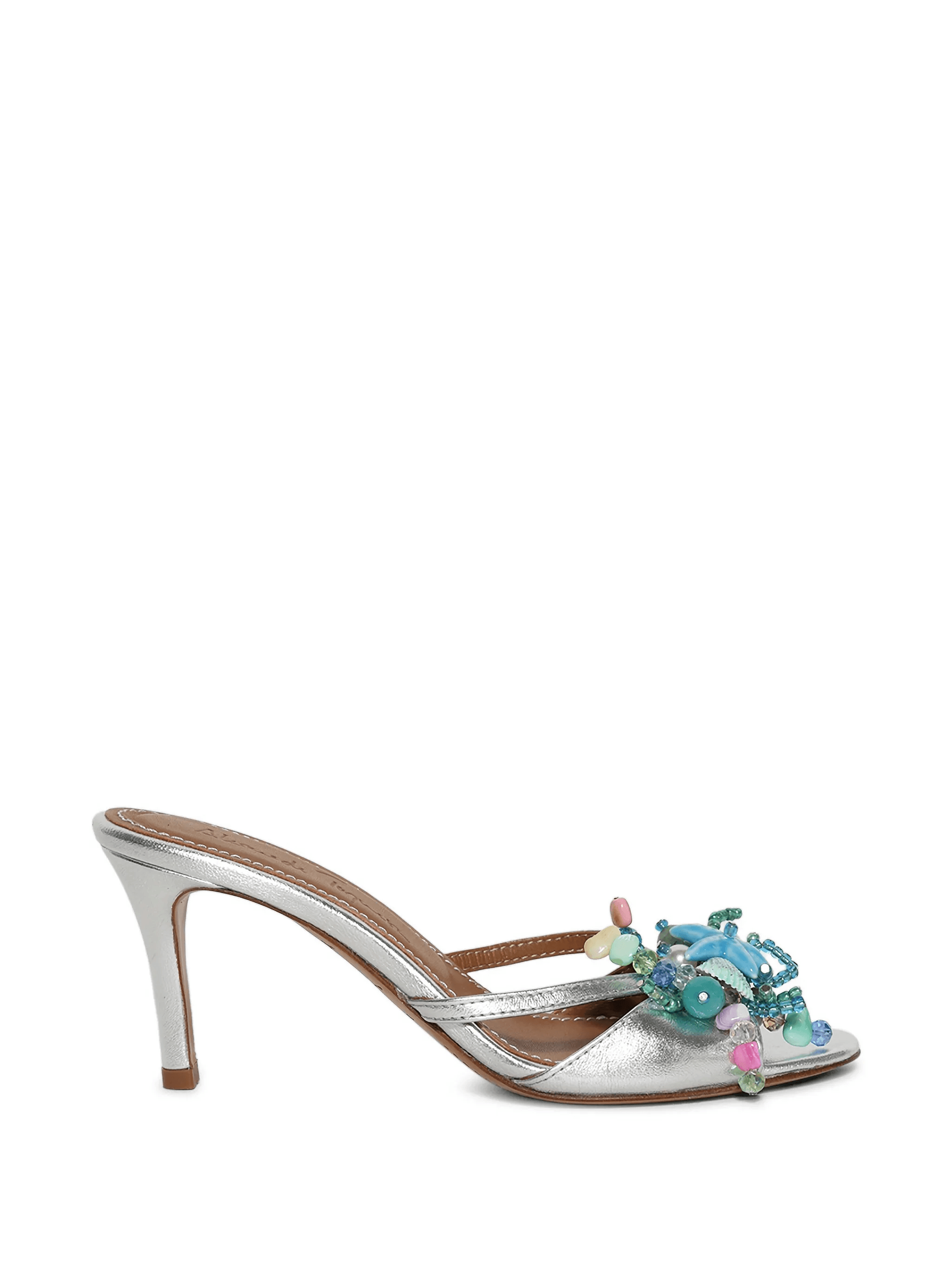 beaded-embellishment mules - Image 1