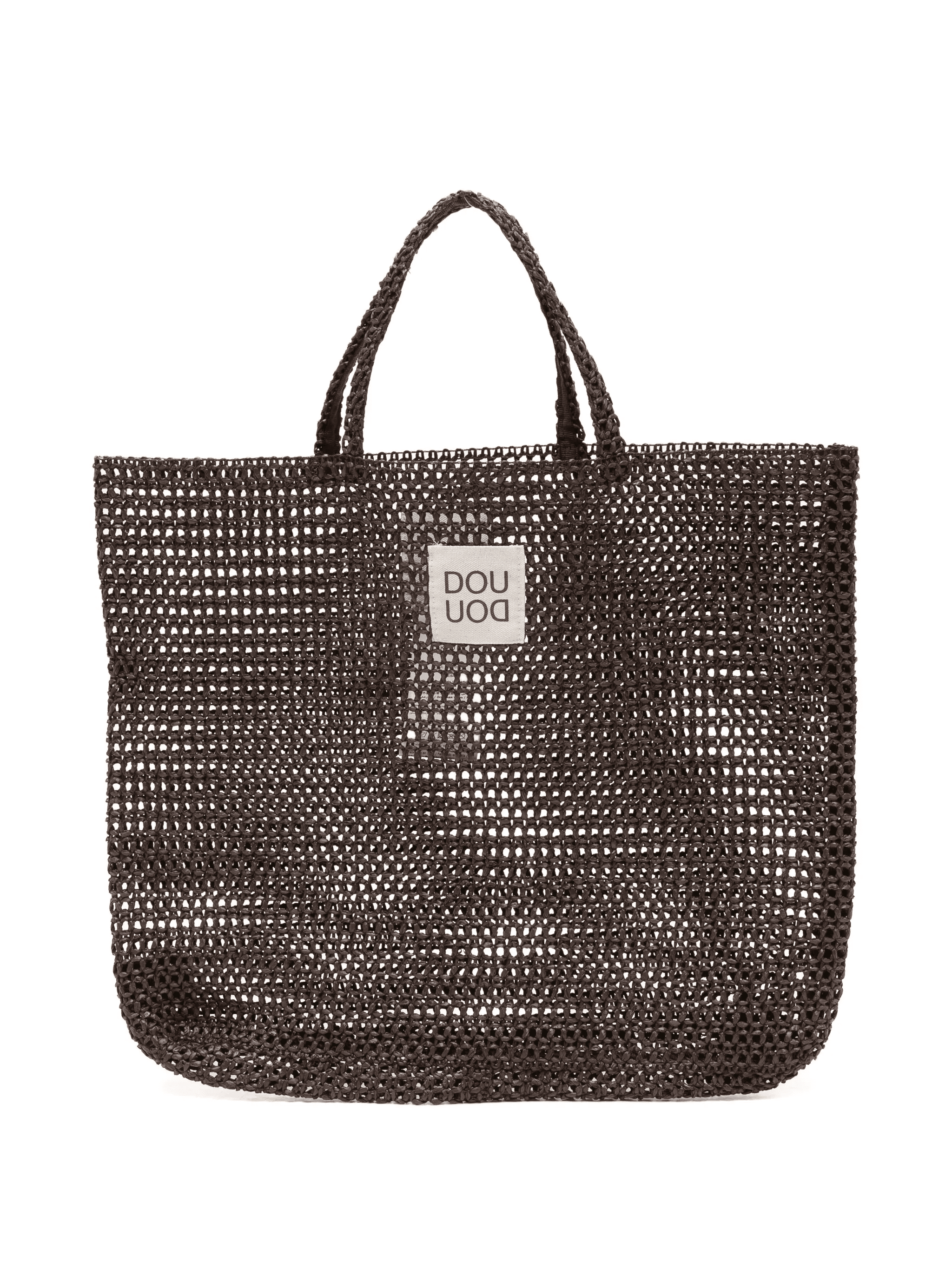 woven top handle bag - Image 1
