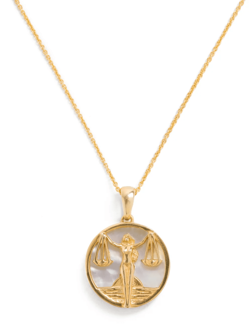 Libra zodiac-pendant necklace - Image 1