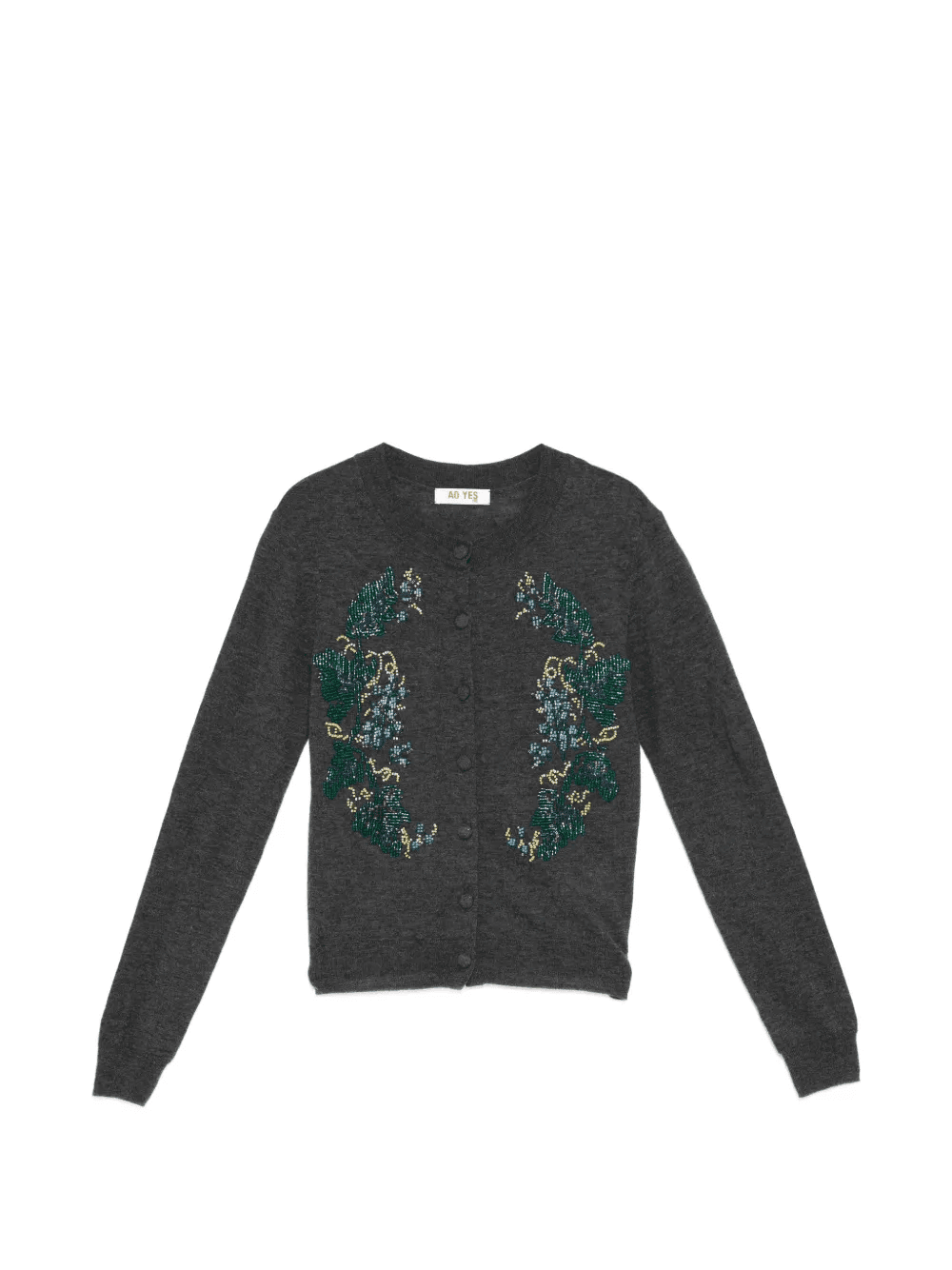 bead-embellished cardigan - Image 1