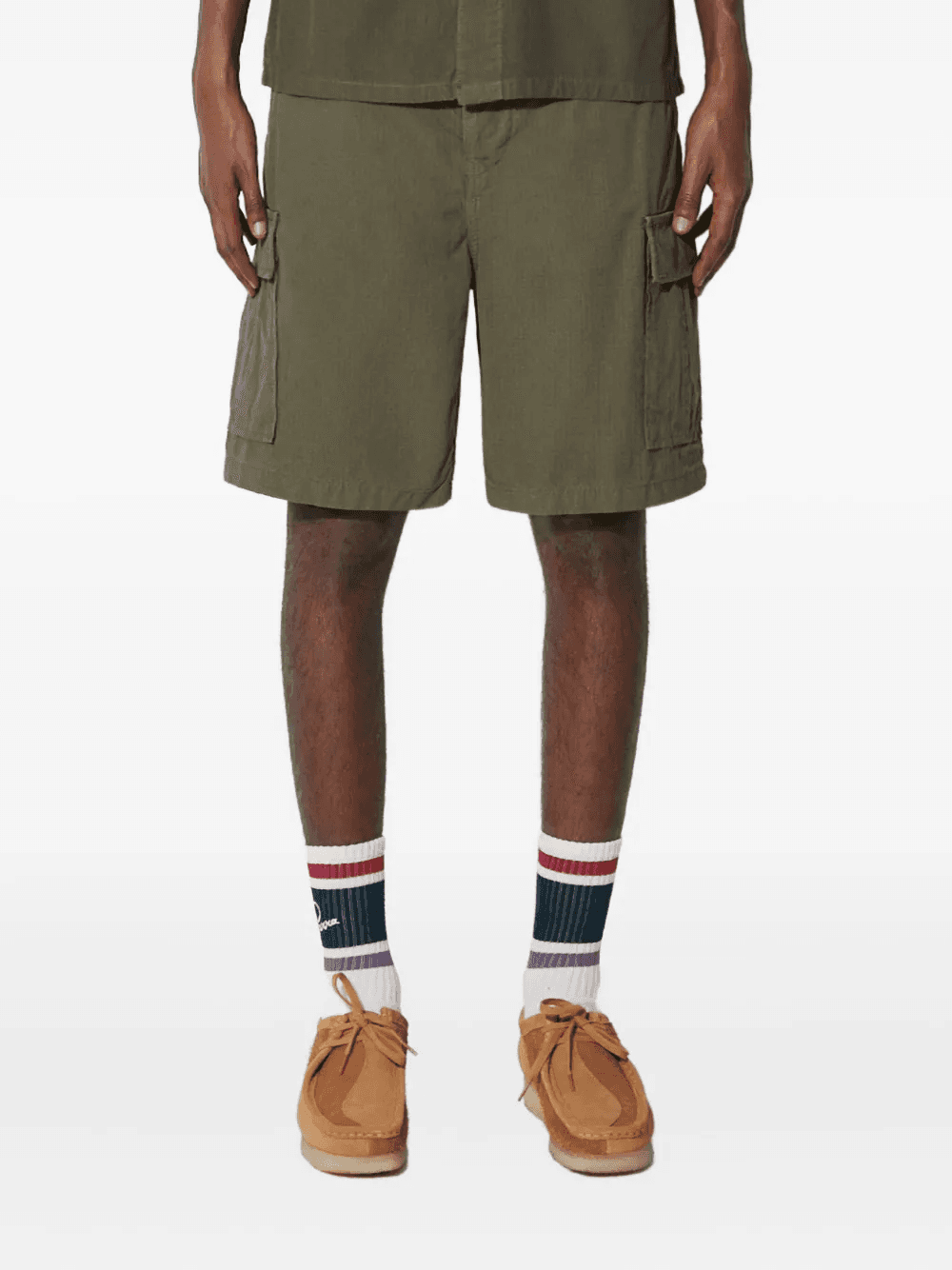 cotton cargo shorts - Image 1