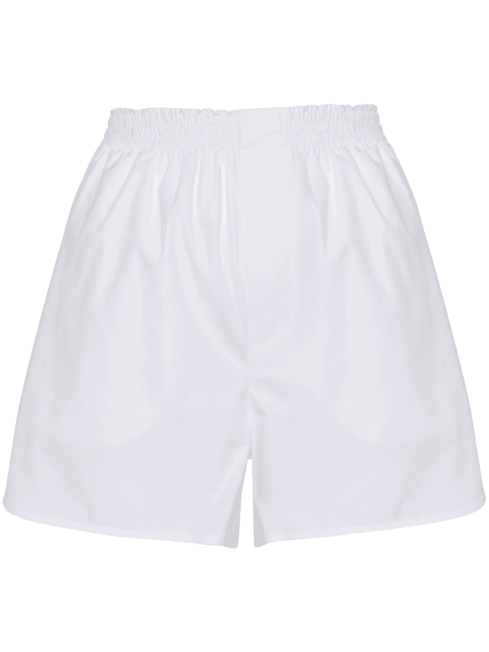 elasticated-waistband cotton shorts - Image 1