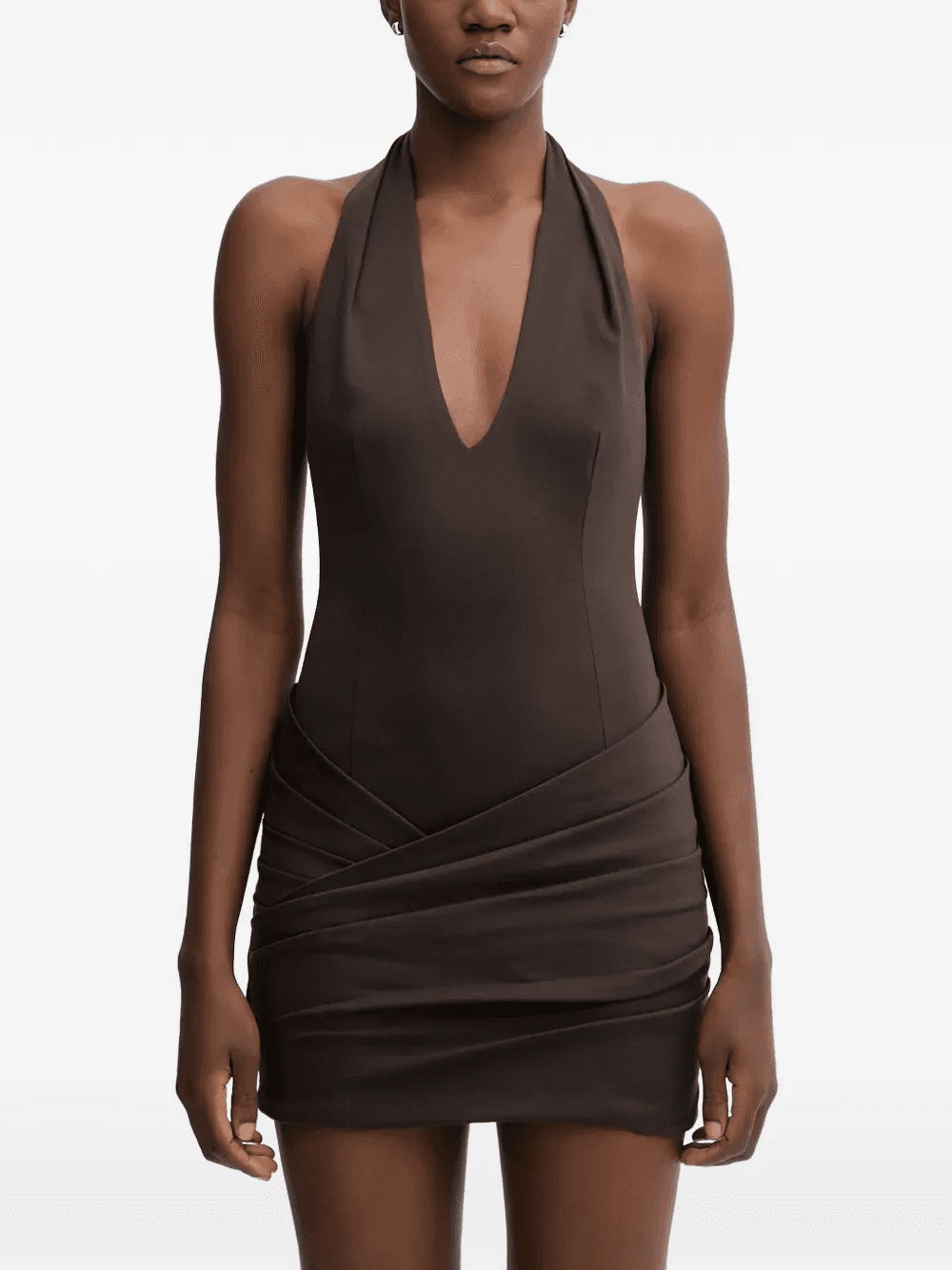 Blanca halterneck draped dress - Image 1