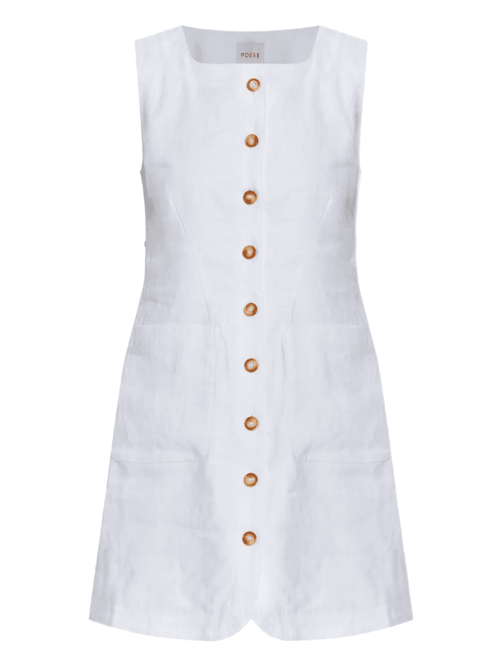 linen mini dress - Image 1