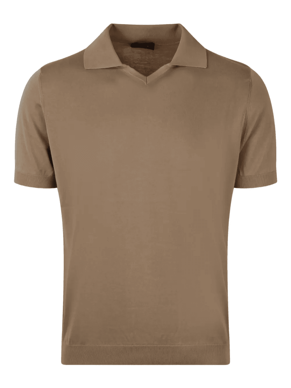 short-sleeve polo-collar t-shirt - Image 1