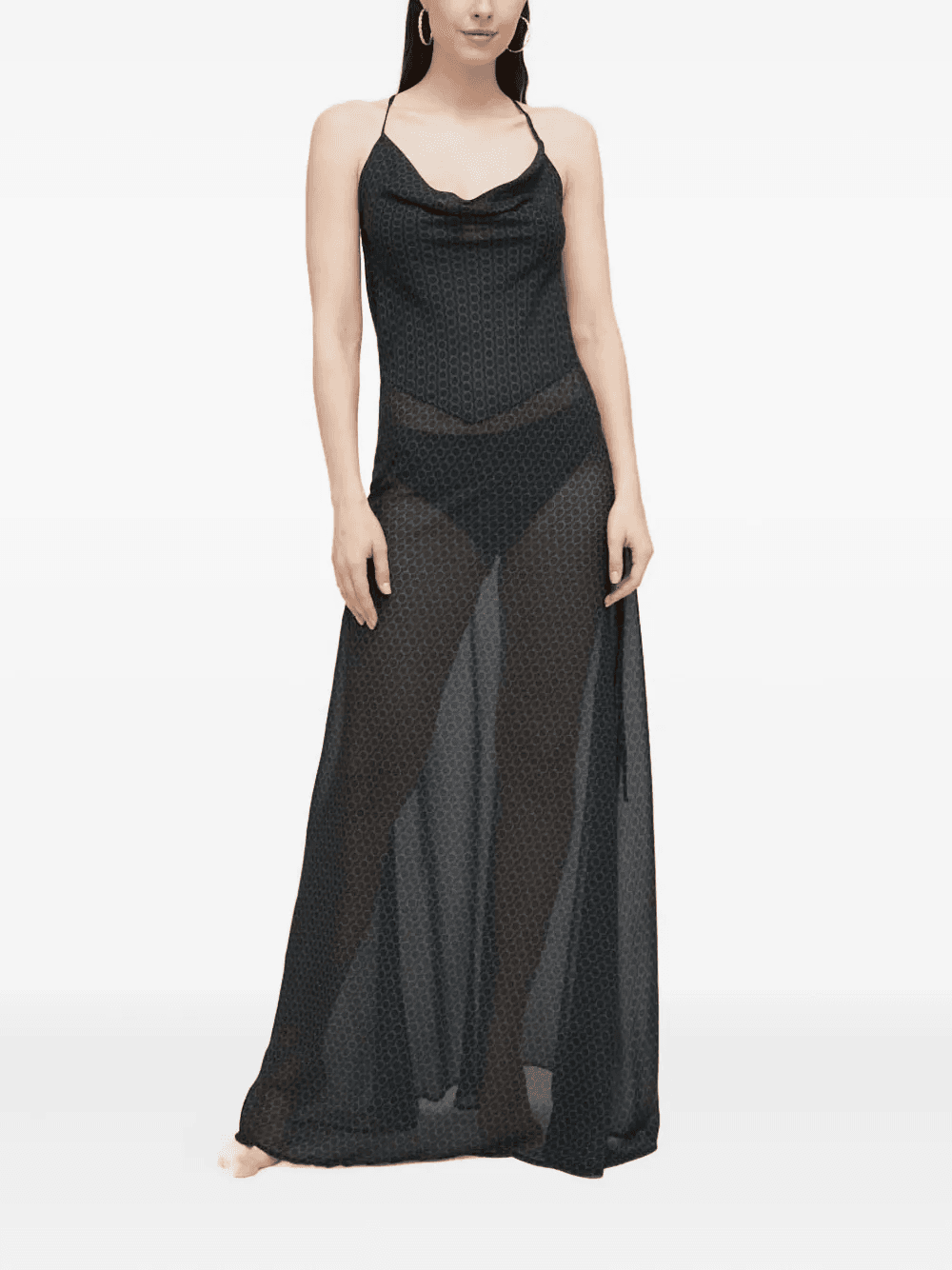 open-back maxi dress - Image 1