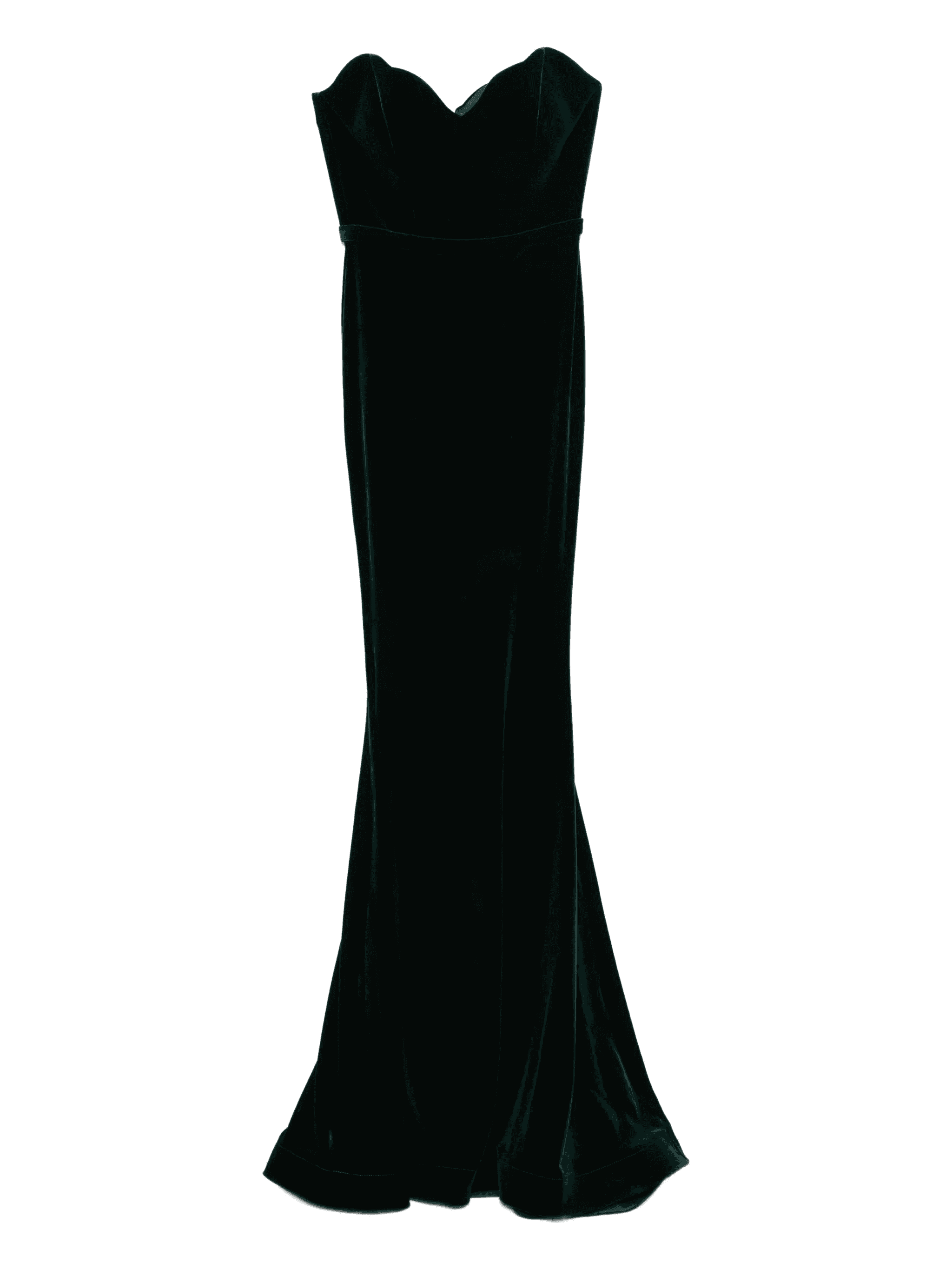 Enya sweetheart velvet maxi dress - Image 1