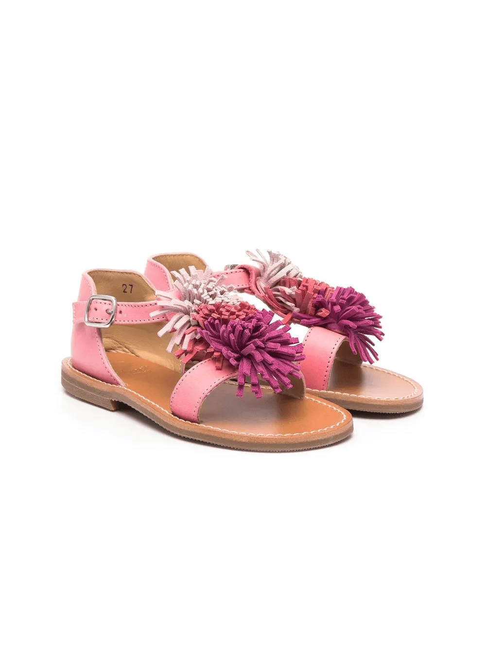 pompom-detail open-toe sandals - Image 1