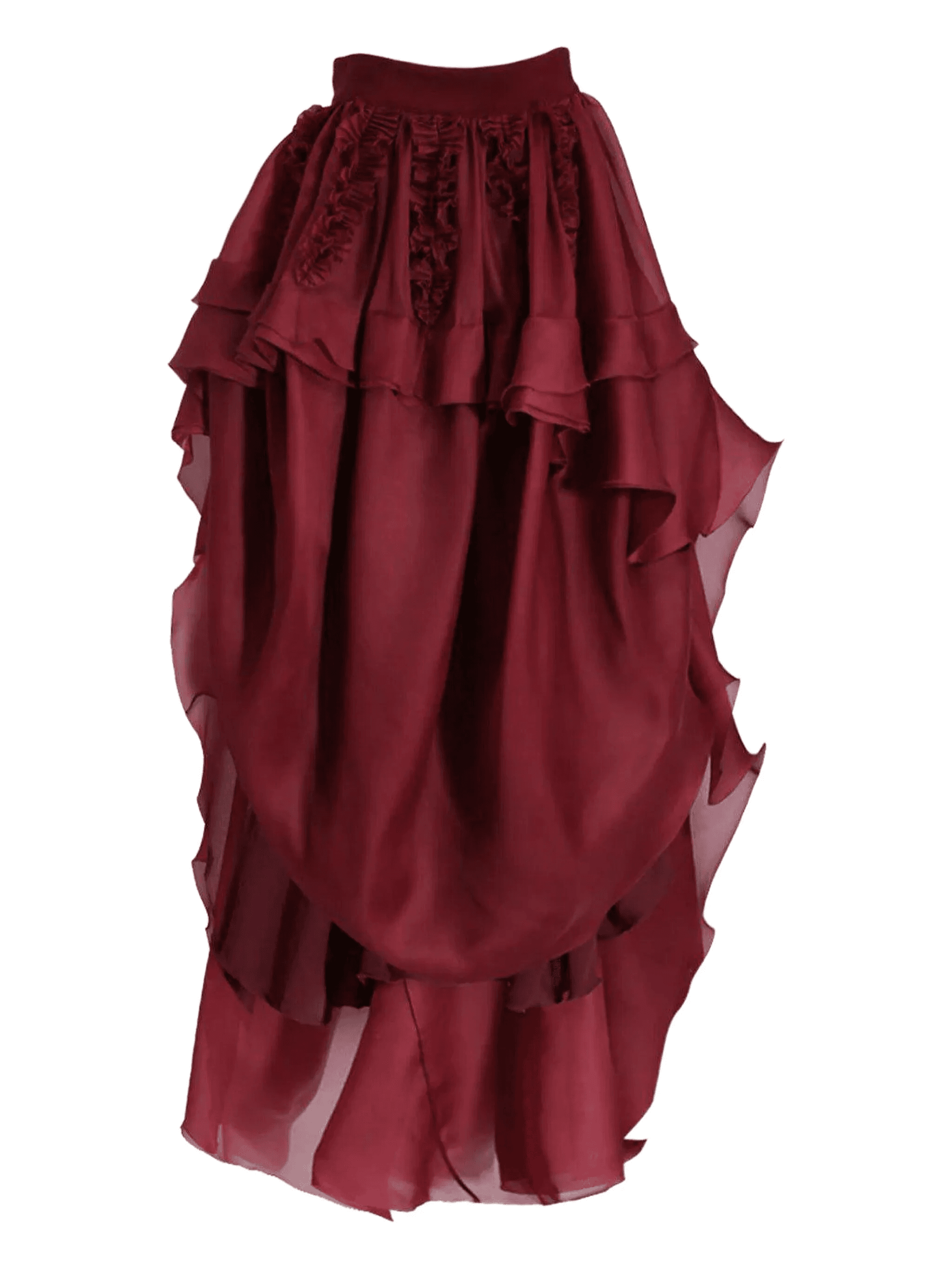 ruffle high-low skirt - Image 1