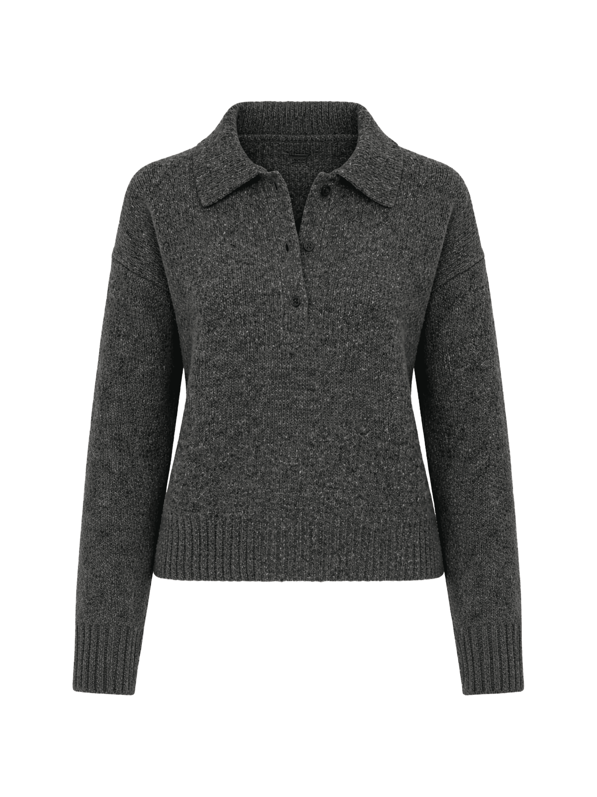 collared polo top - Image 1