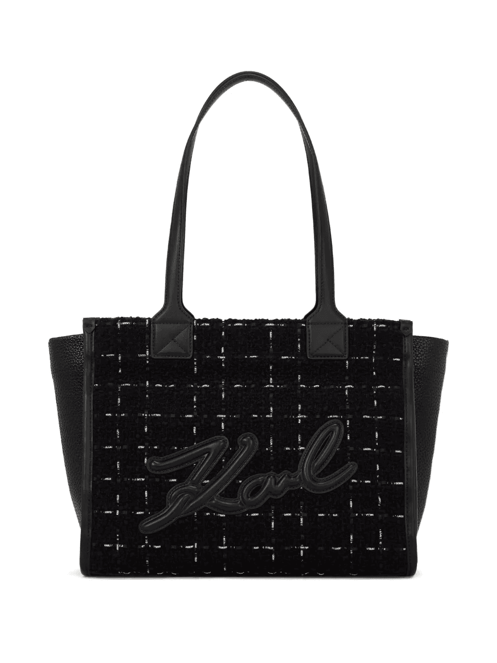 medium K/Skuare boucle tote bag - Image 1