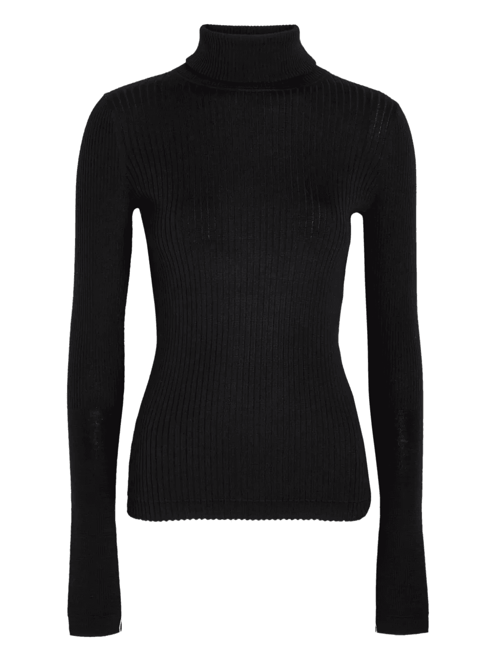 ribbed turtle-neck sweater - Image 1