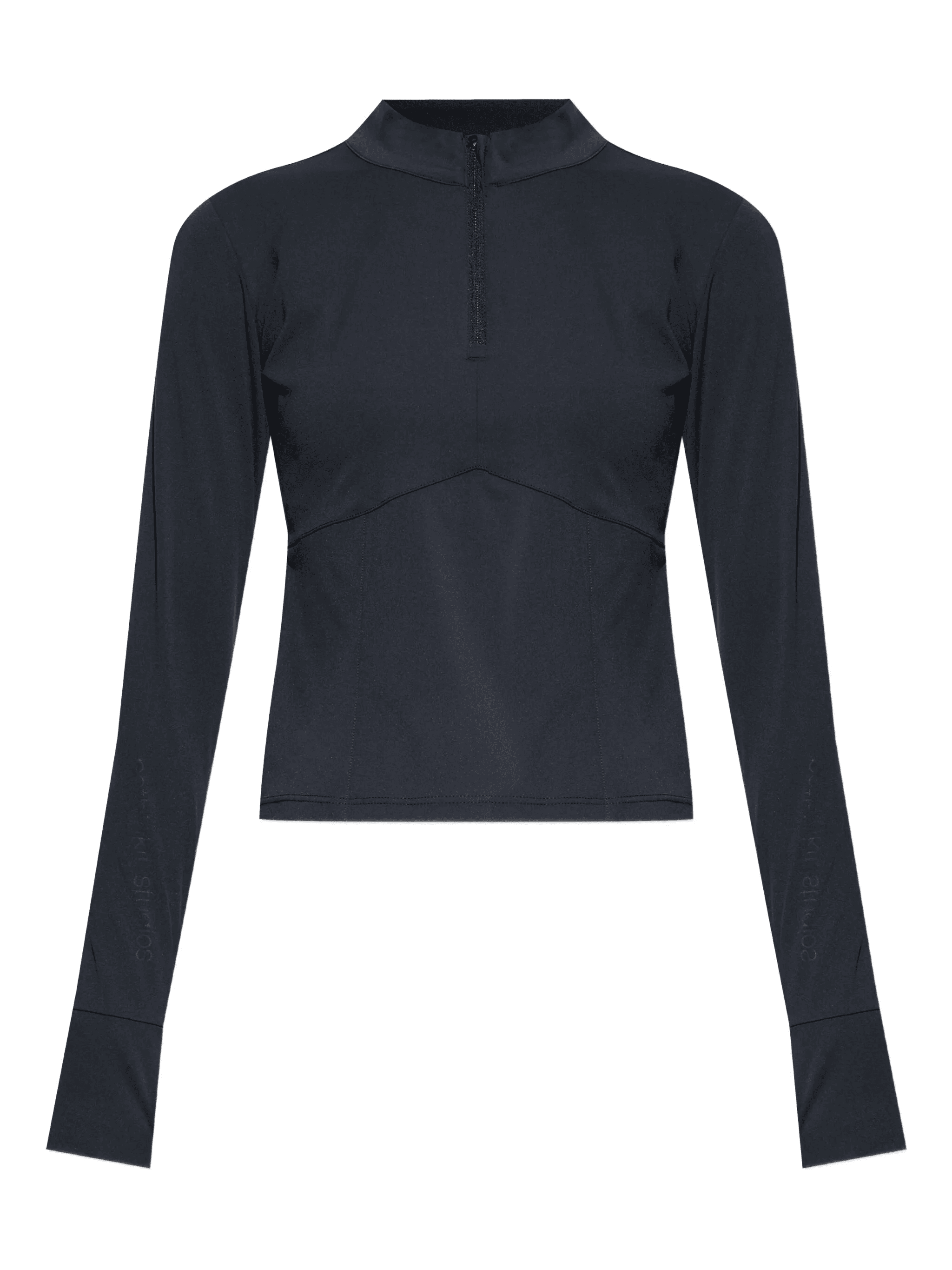 half-zip-neck top - Image 1
