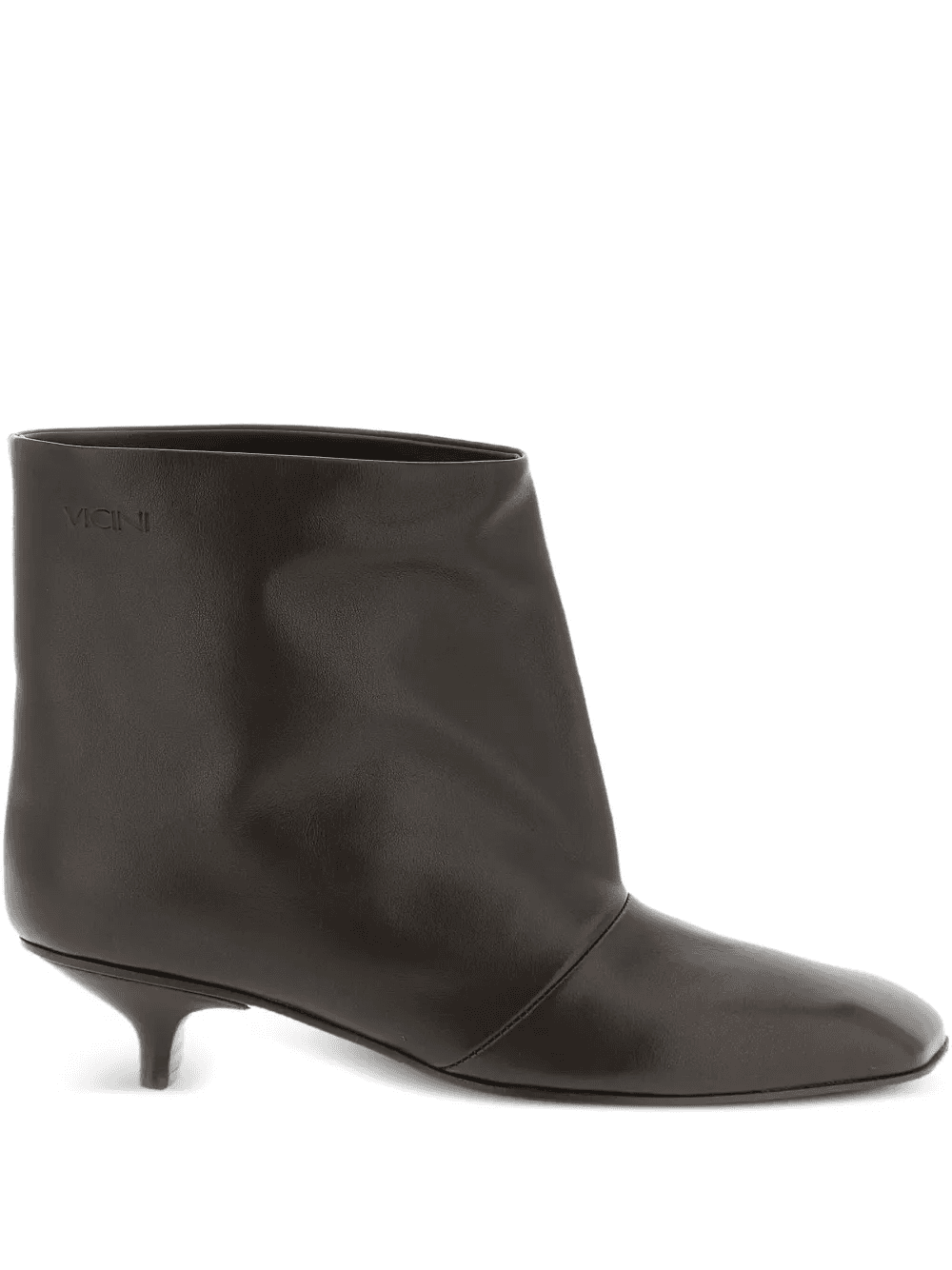 30mm Cizin square-toe leather ankle boots - Image 1